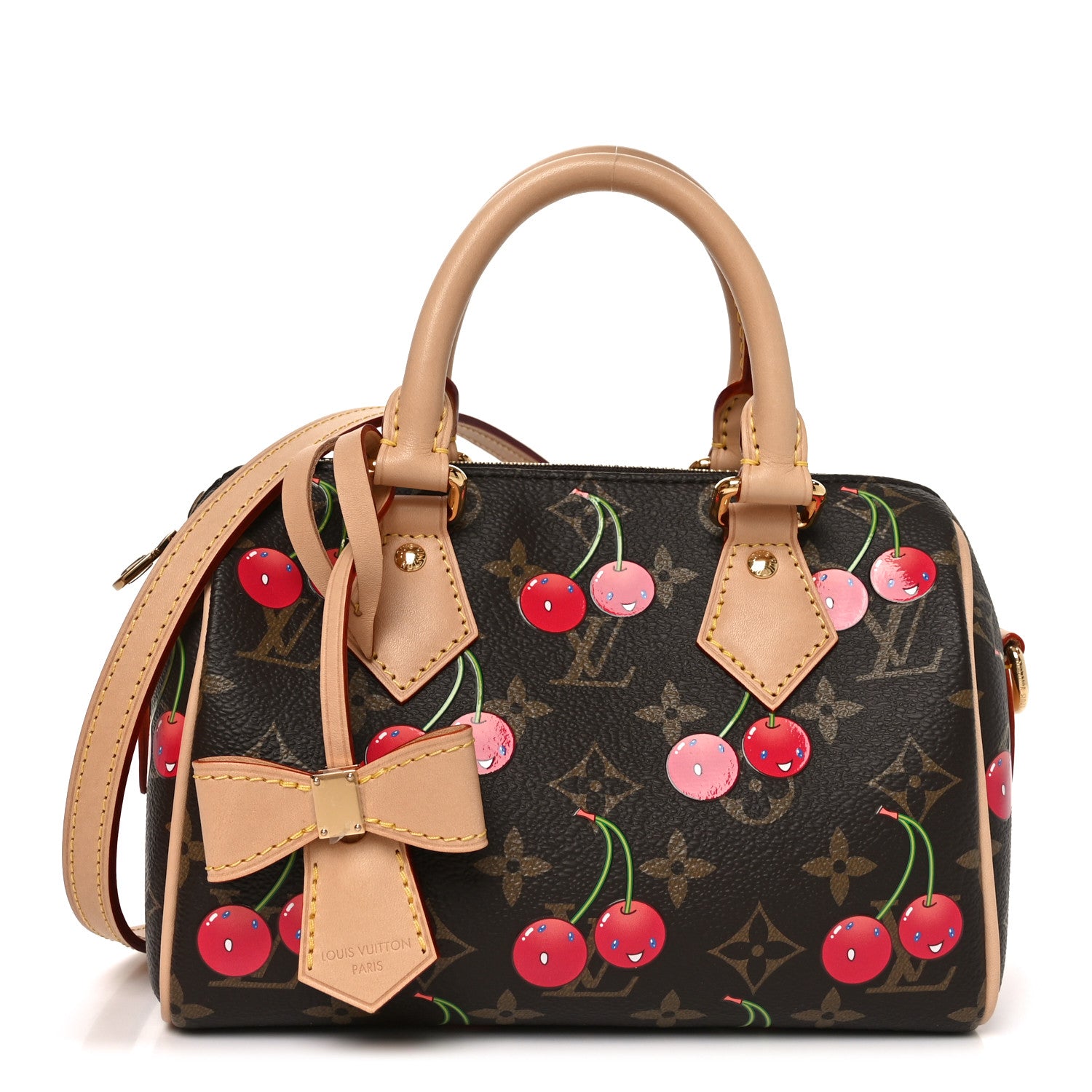 Louis Vuitton LV X TM Monogram Cerises Speedy Bandouliere 20