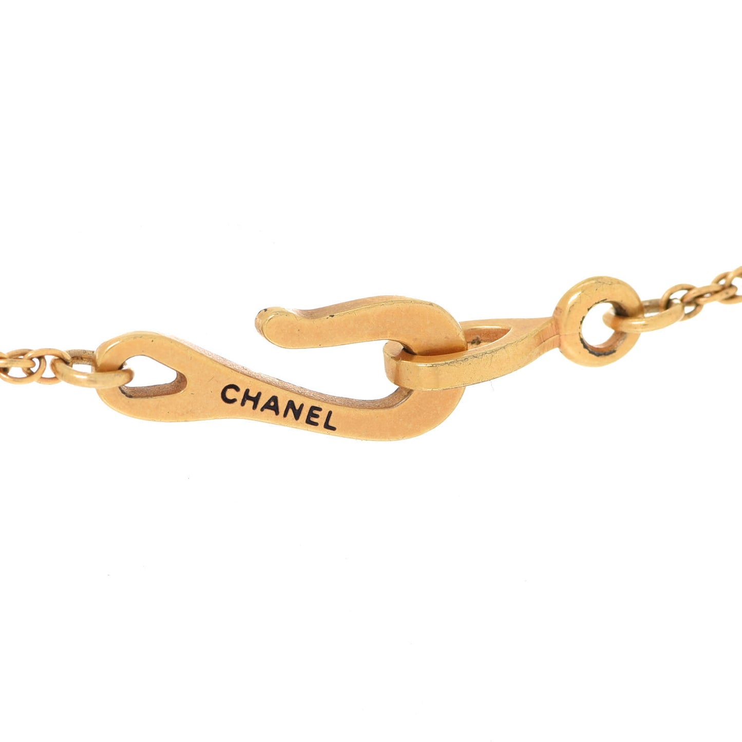 Medallion Long Chain Necklace Gold