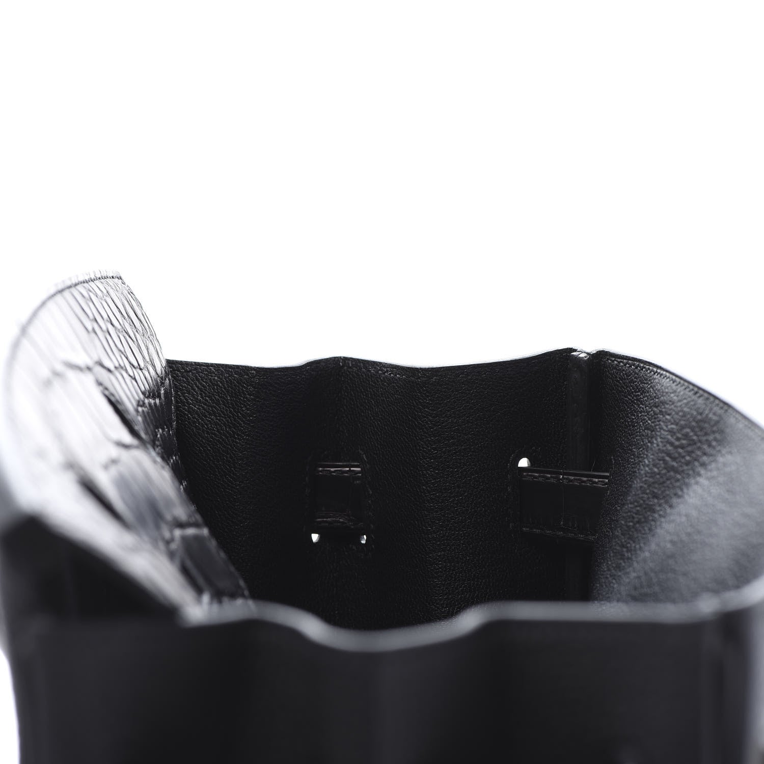 Hermes Togo Matte Alligator Birkin Touch 30 Black 14 of 35