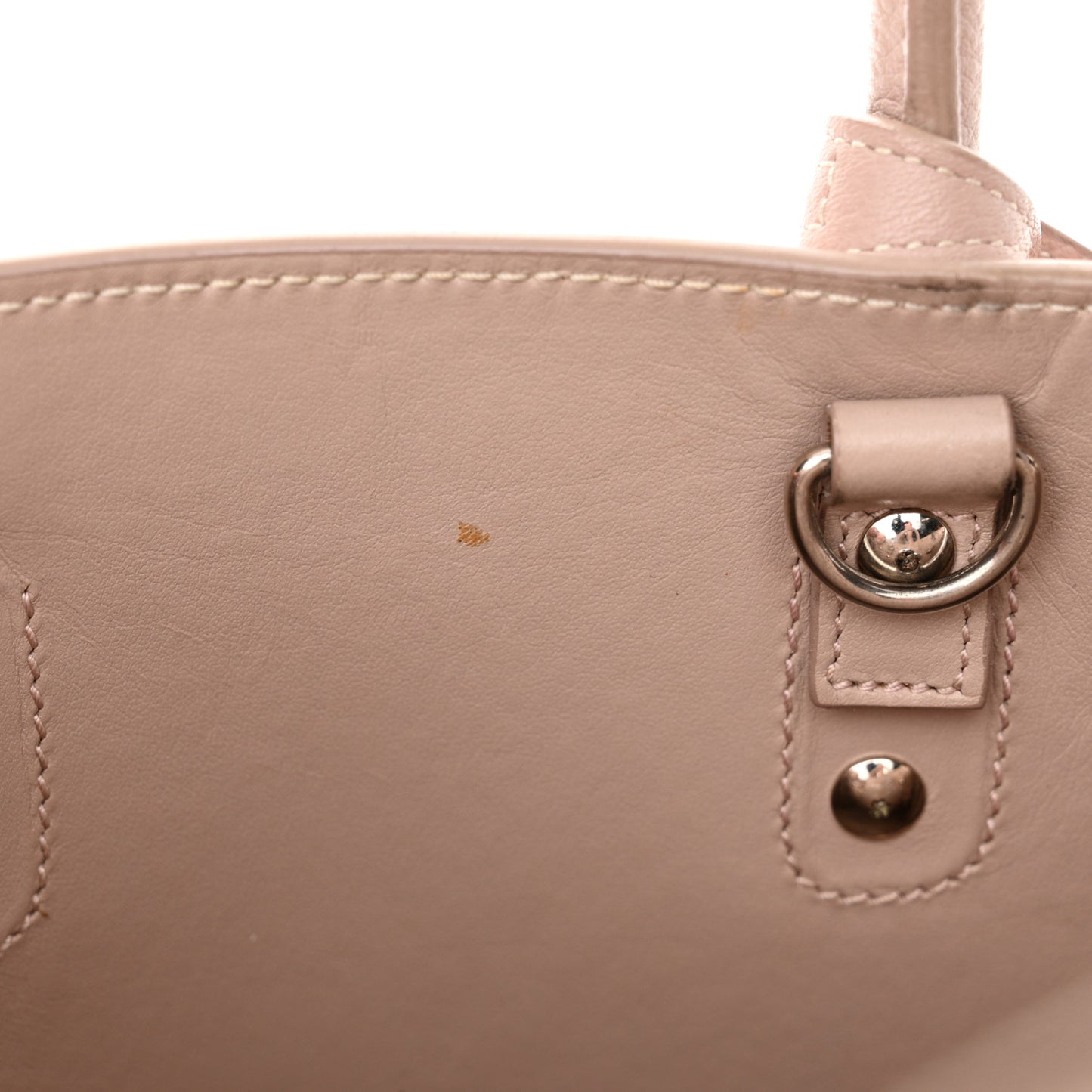 Grained Calfskin Nano Sac De Jour Antique Rose