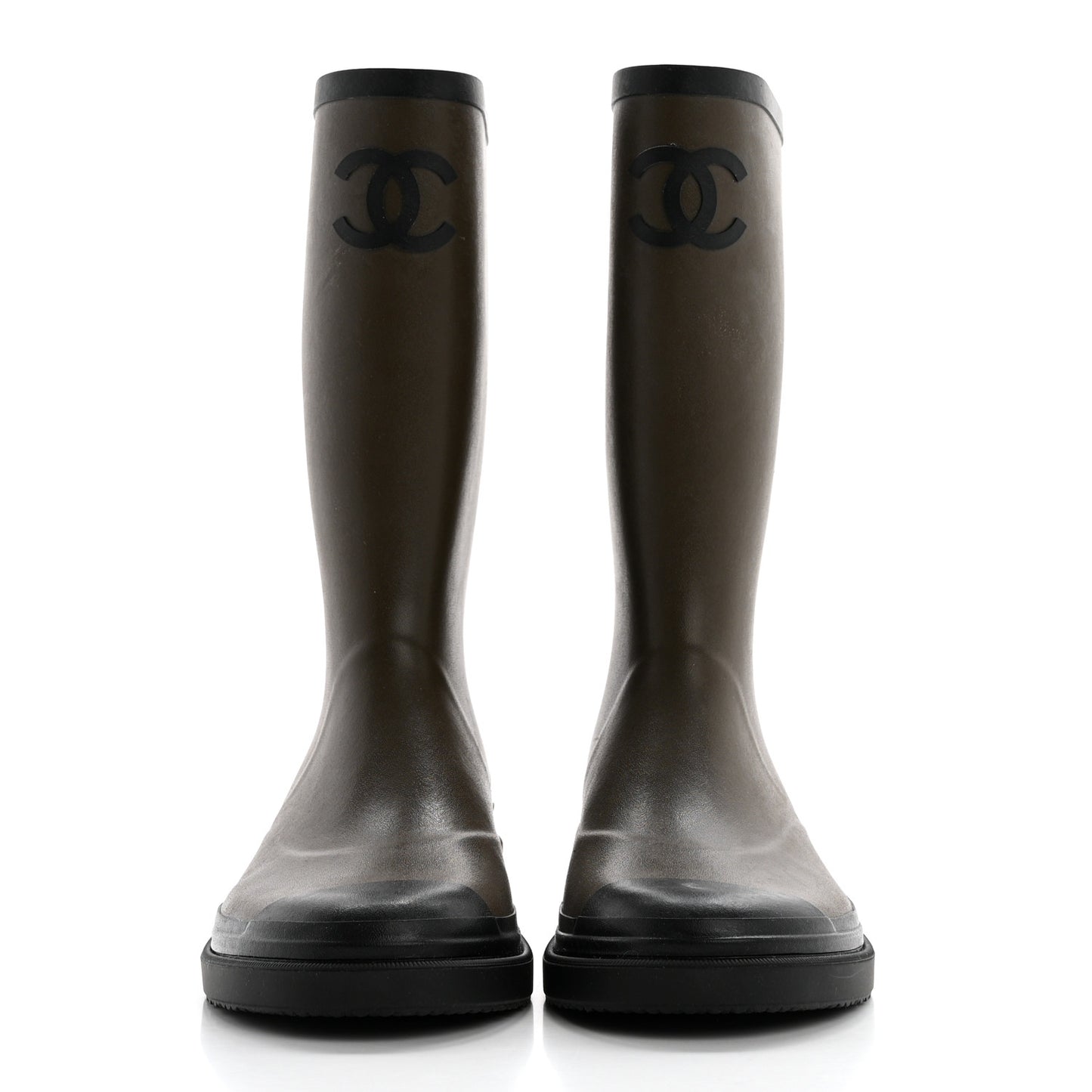 Caoutchouk CC High Boots 41 Khaki Black