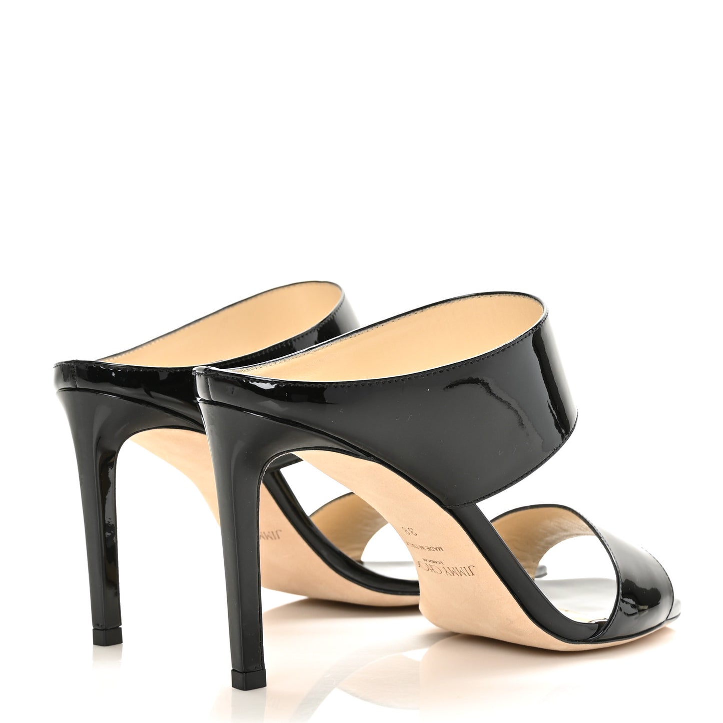 Soft Patent Hira 85 Sandals 38 Black