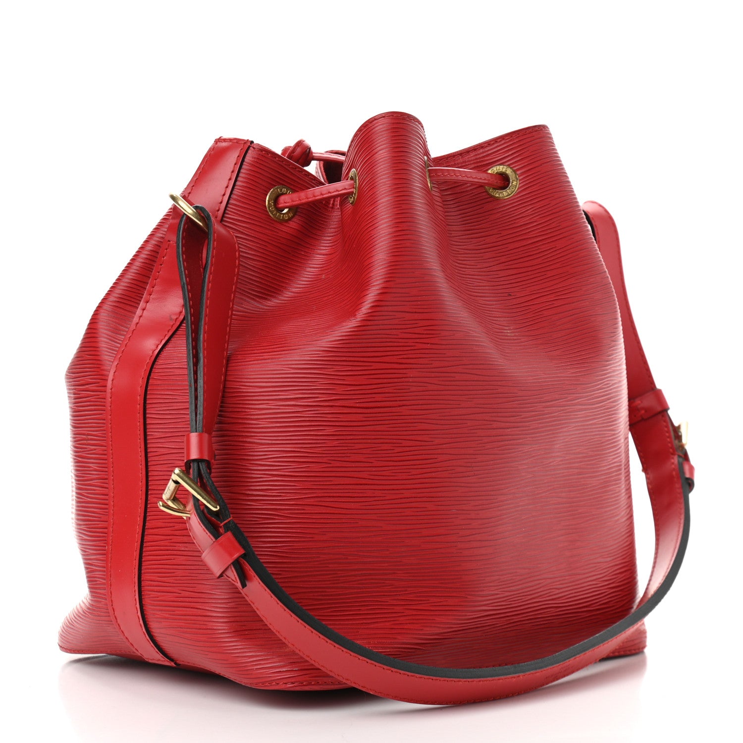Louis Vuitton Epi Petit Noe Castillan Red 3 of 15
