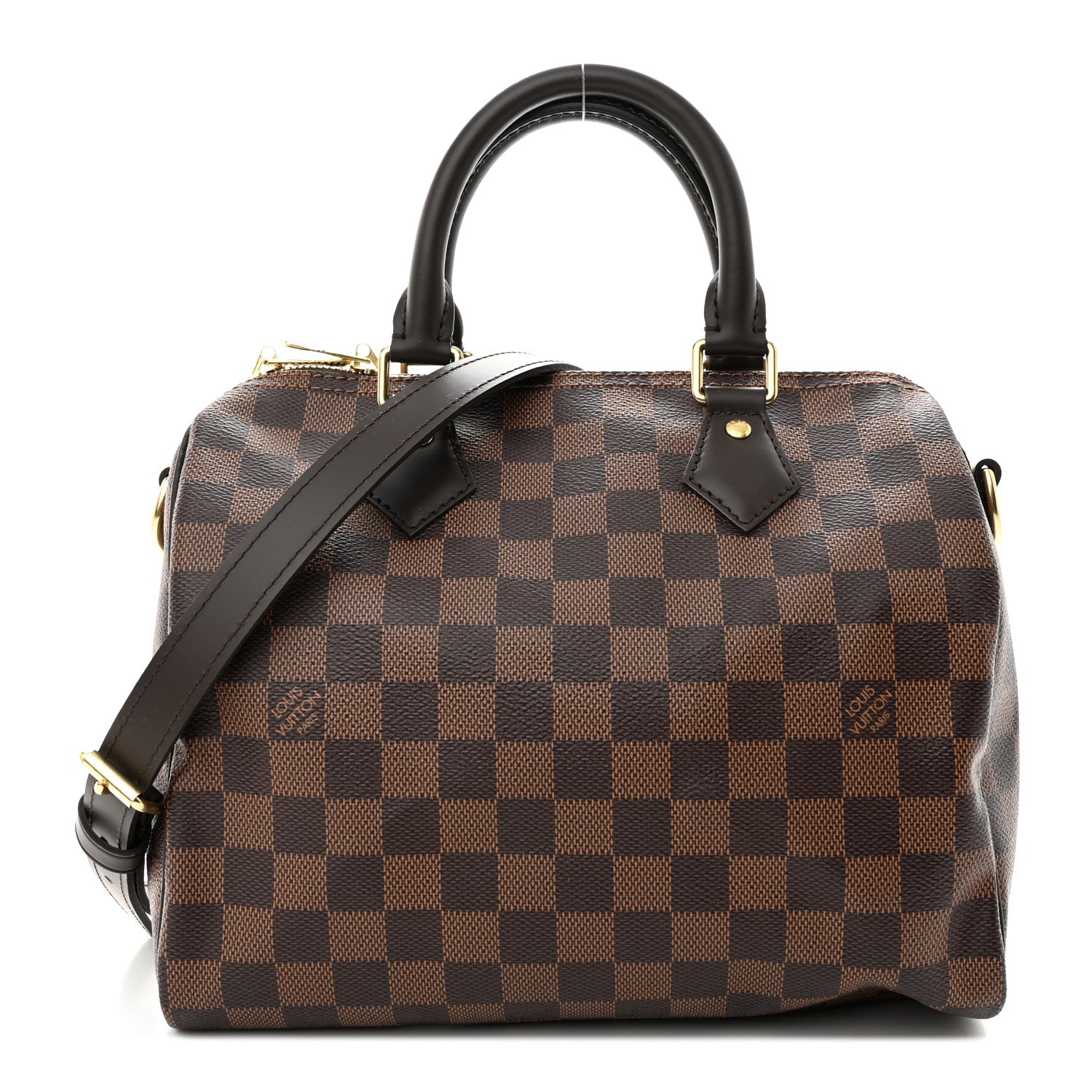 Louis Vuitton Damier Ebene Speedy Bandouliere 25 1 of 10