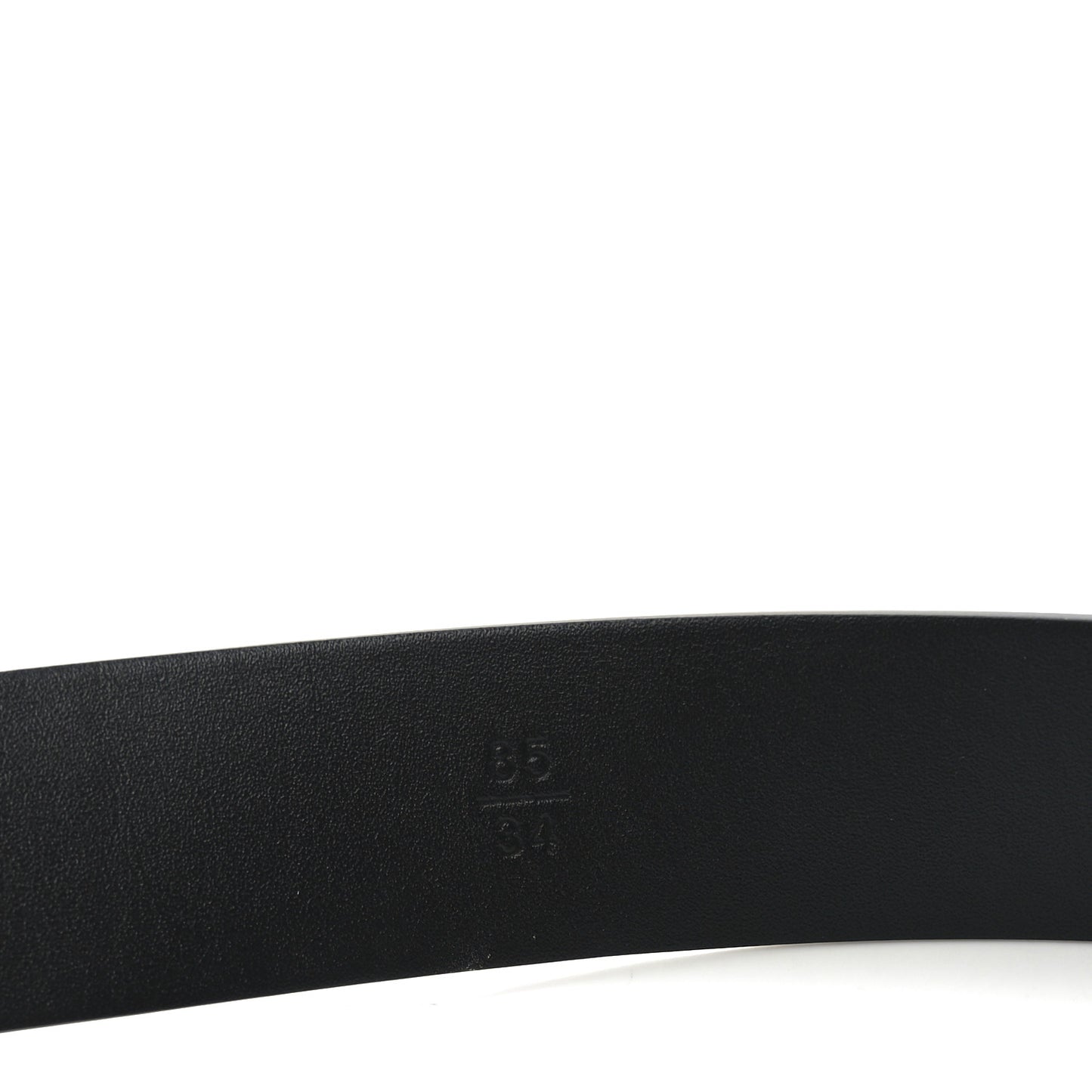 Calfskin CC Chain Belt 85 34 Black