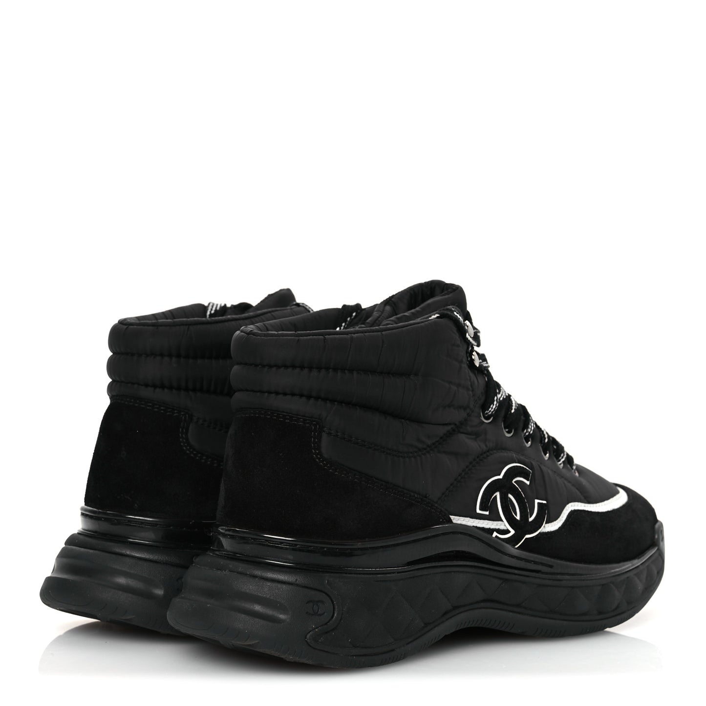 Fabric Suede Mens CC Sneakers 41 Black