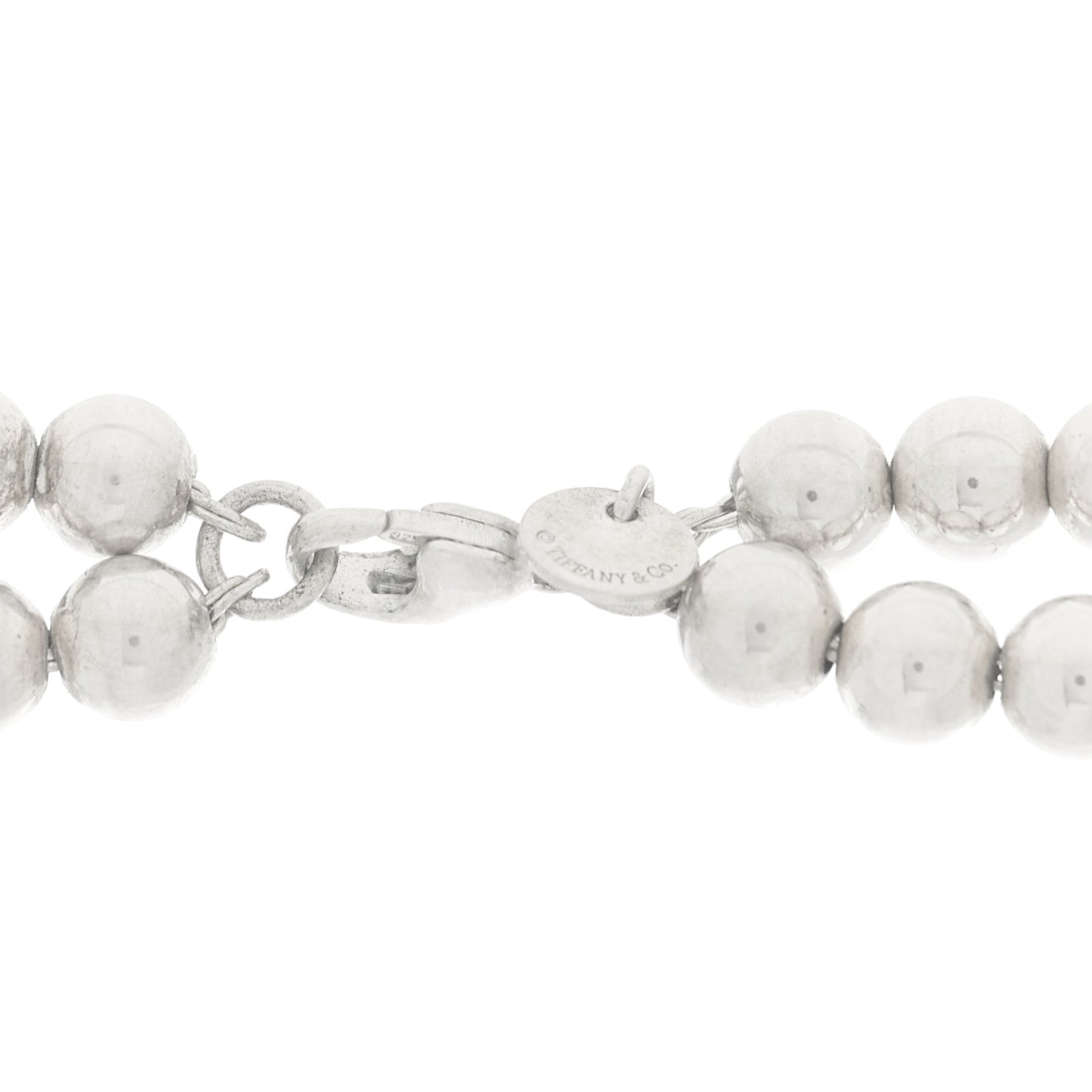 Sterling Silver HardWear Graduated Ball Two-Row Necklace