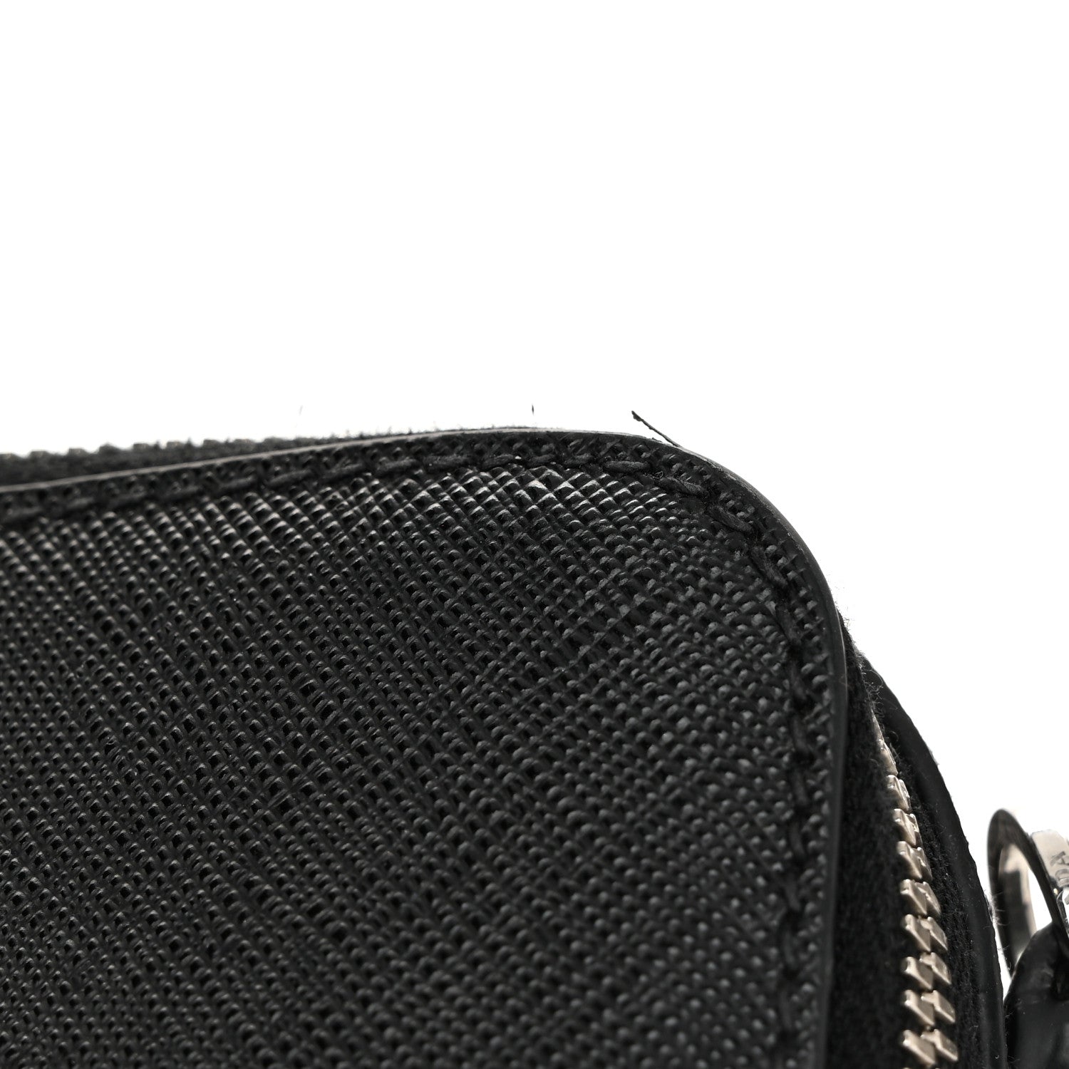 Prada Saffiano Travel Small Brique Crossbody Bag Black 12 of 12