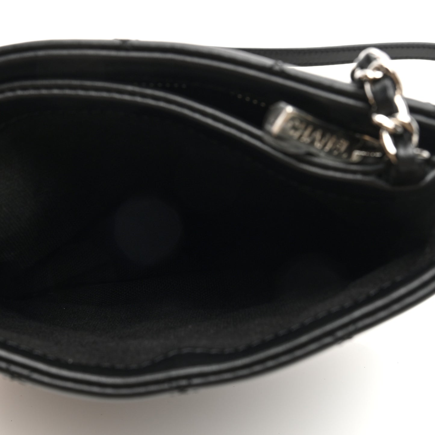 Lambskin Quilted Crossbody Bag Black