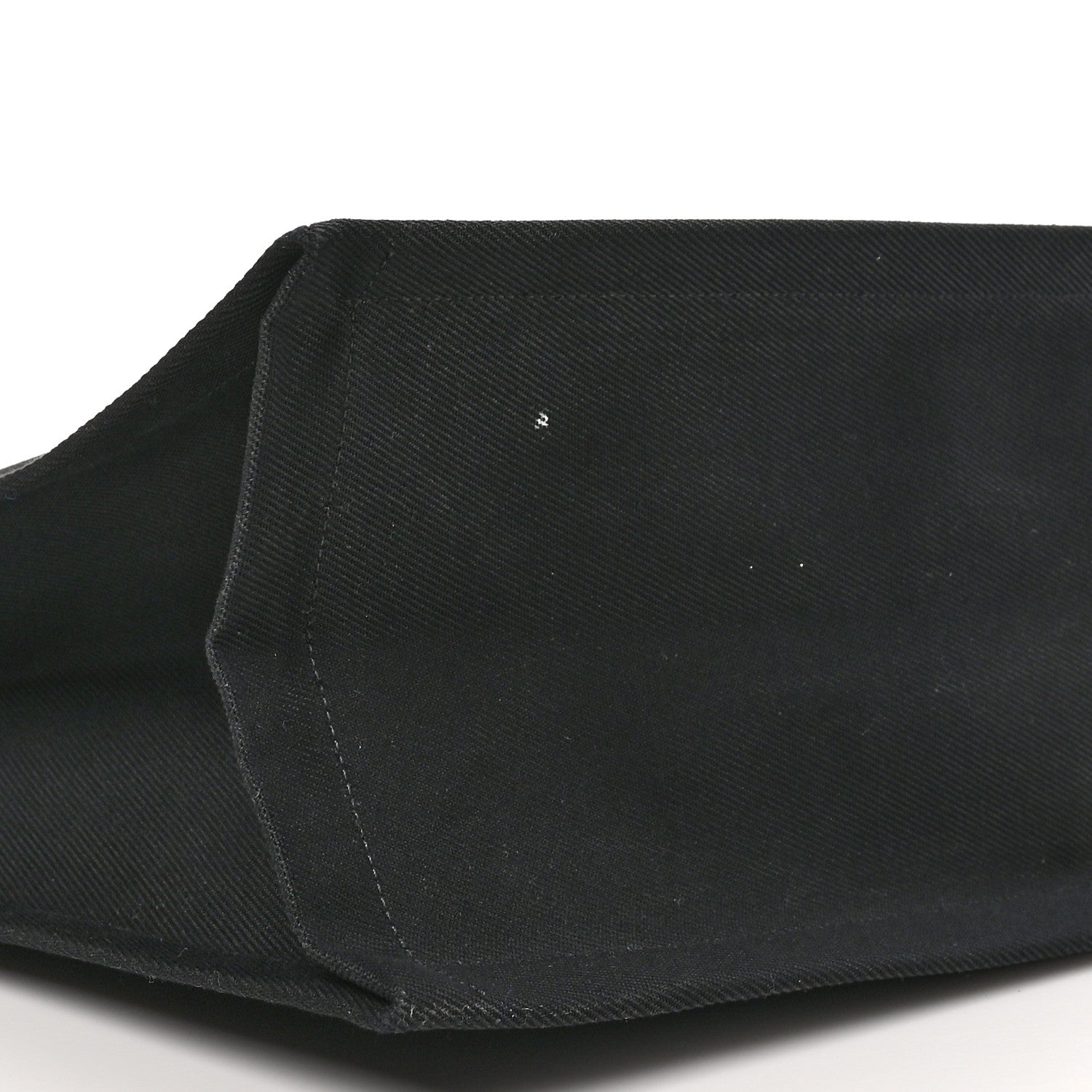 Saint Laurent Linen Calfskin Rive Gauche Tote Black 9 of 10