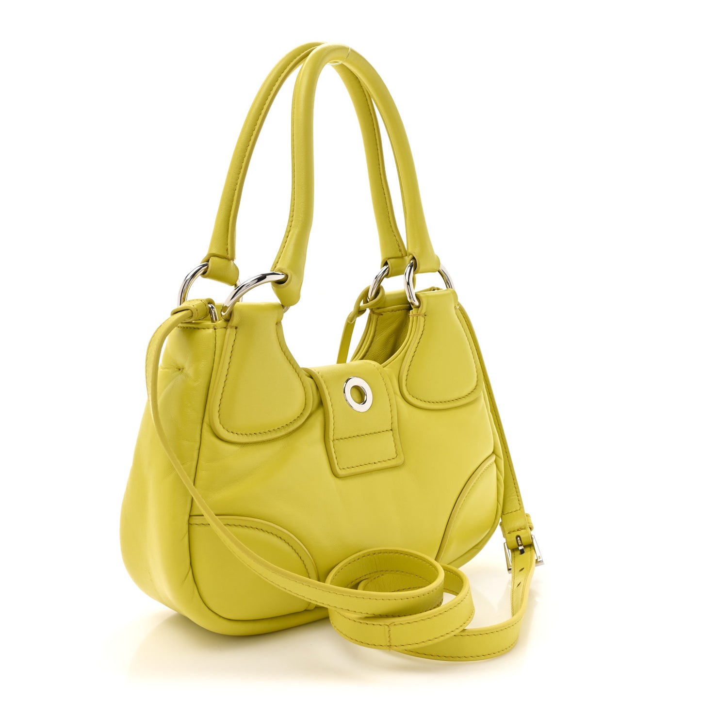 Nappa Soft Padded Re-Edition 2002 Moon Bag Cedro