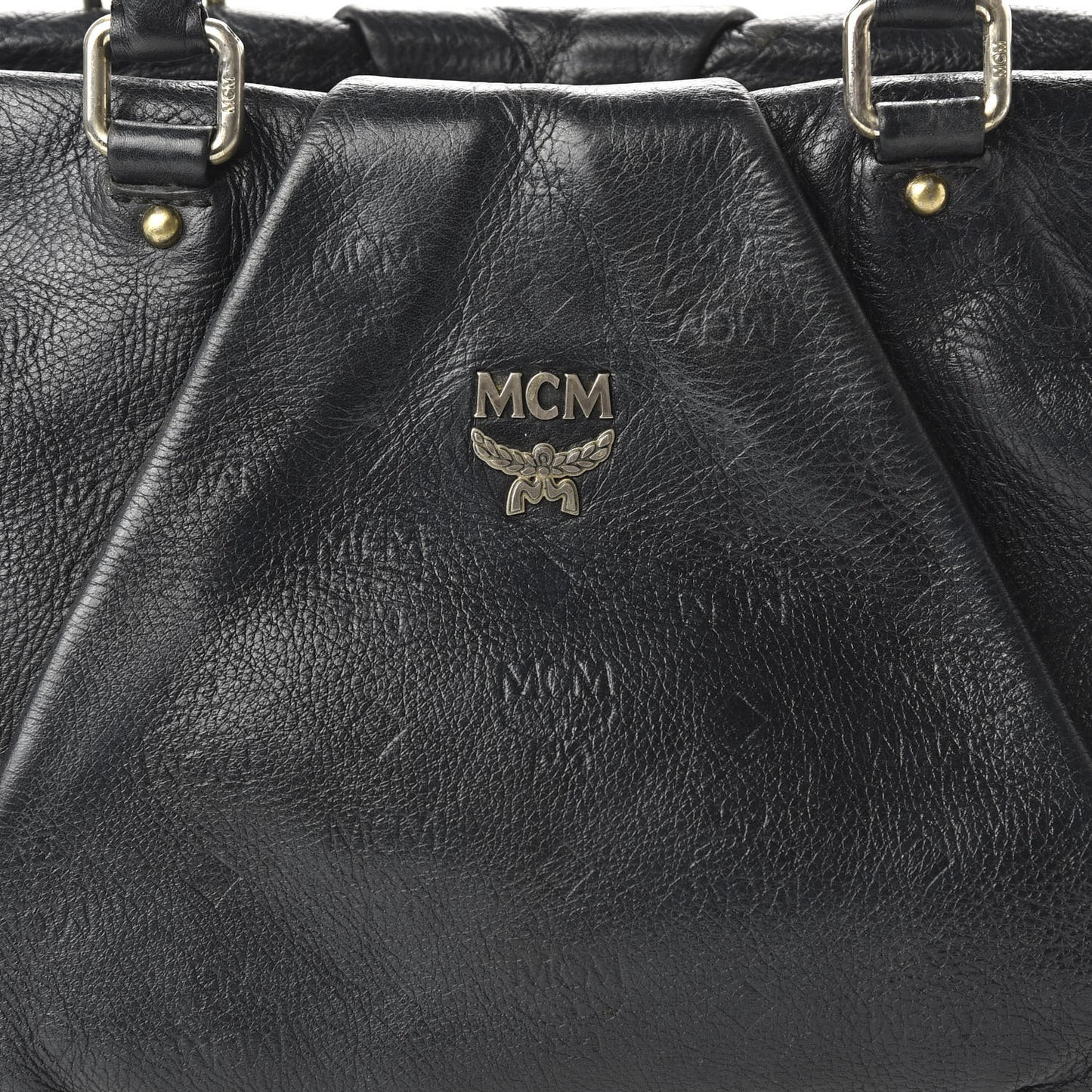 Calfskin Monogram Tote Black