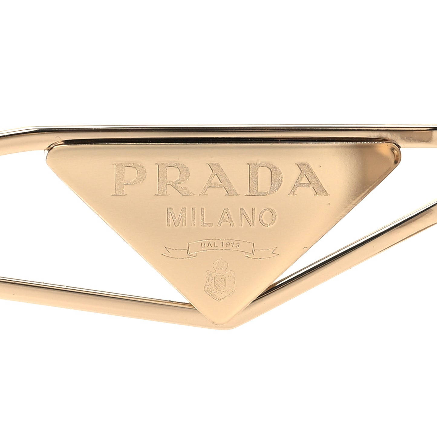 Metal Symbole Triangle Logo Sunglasses SPR57Y Anthracite Gray Cammeo Beige