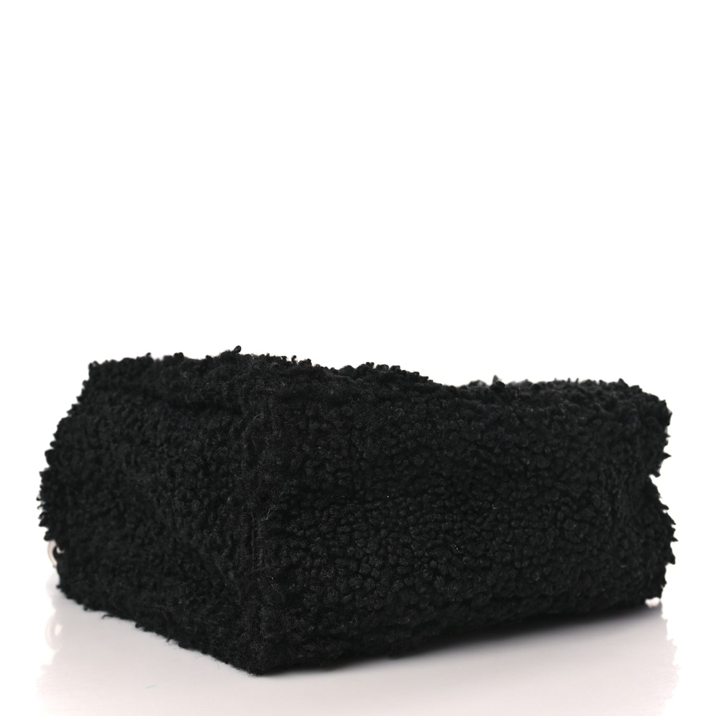 Polyester Cotton Mini The Teddy Traveler Tote Bag Black