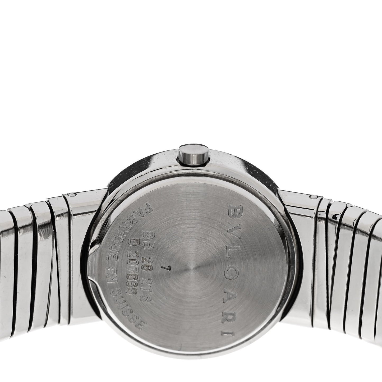 Stainless Steel Diamond 26mm Tubogas Quartz Watch Black