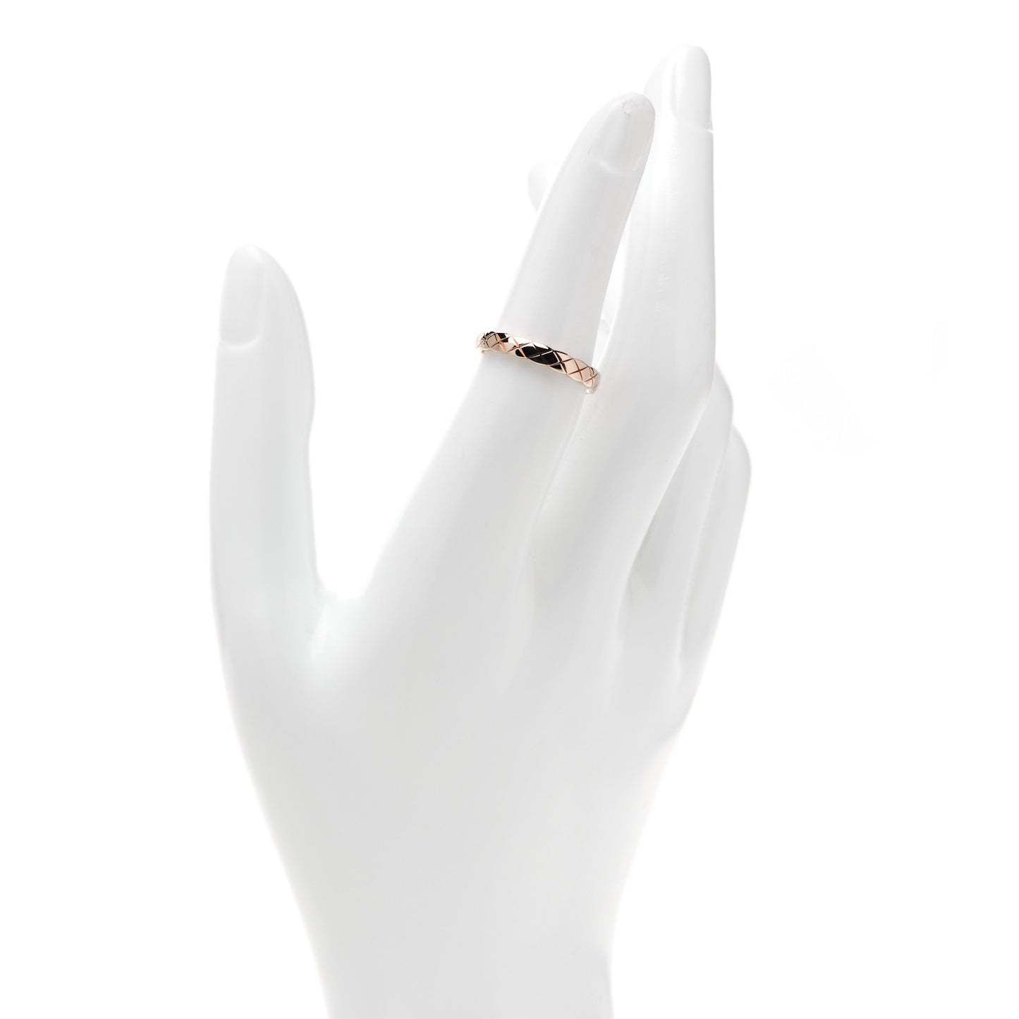18K Beige Gold Mini Coco Crush Ring 52 6