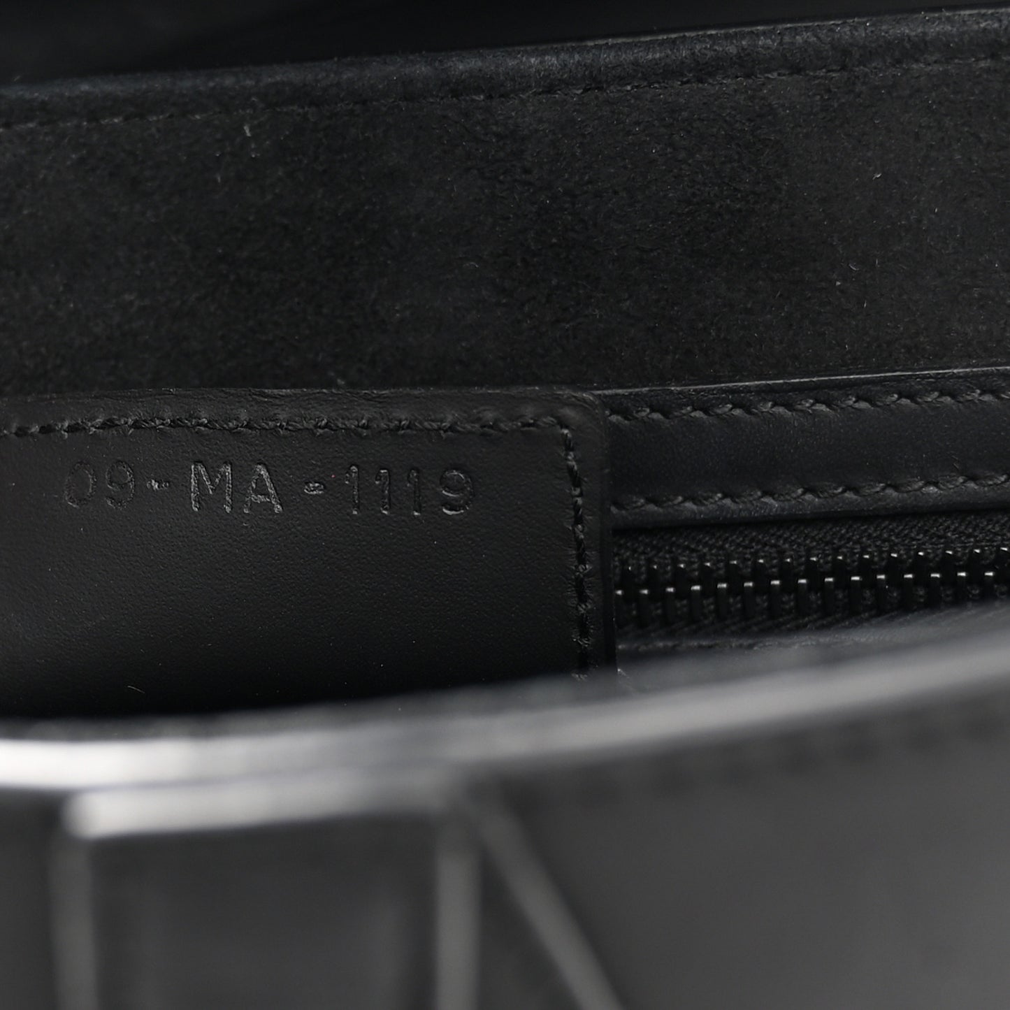 Ultra Matte Calfskin Saddle Bag Black