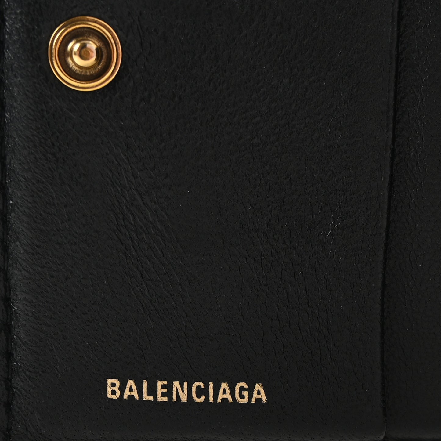 Crushed Calfskin Quilted B Flap Coin Card Holder Black