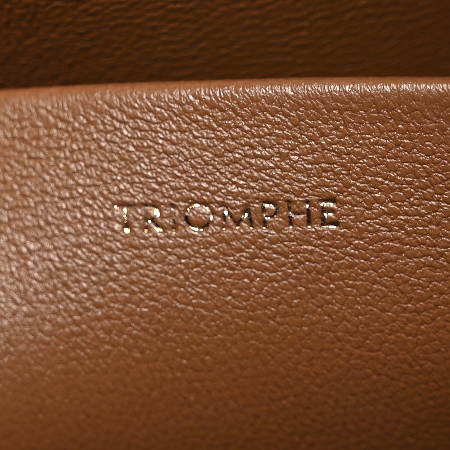 Shiny Calfskin Teen Triomphe Bronze