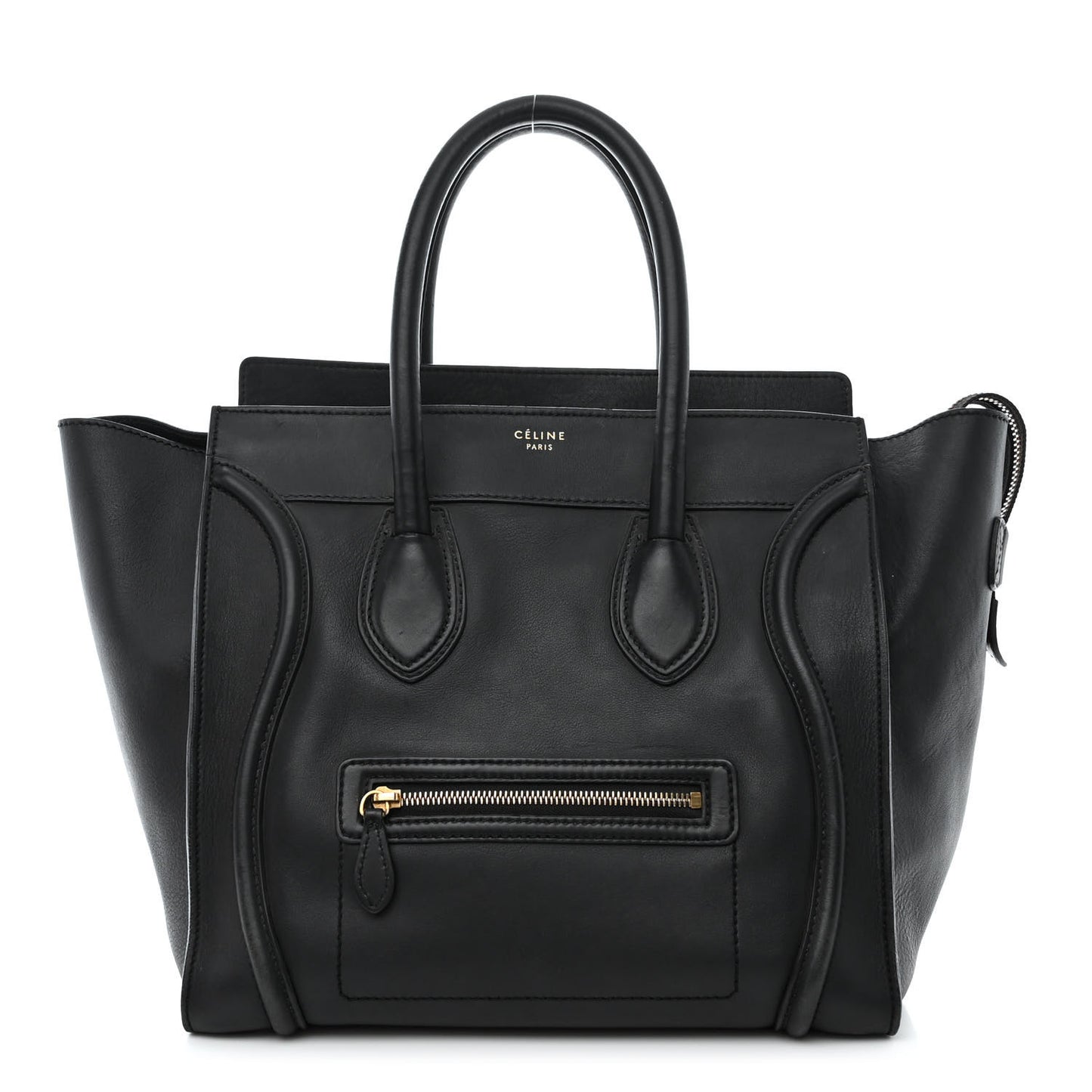 Smooth Calfskin Mini Luggage Black