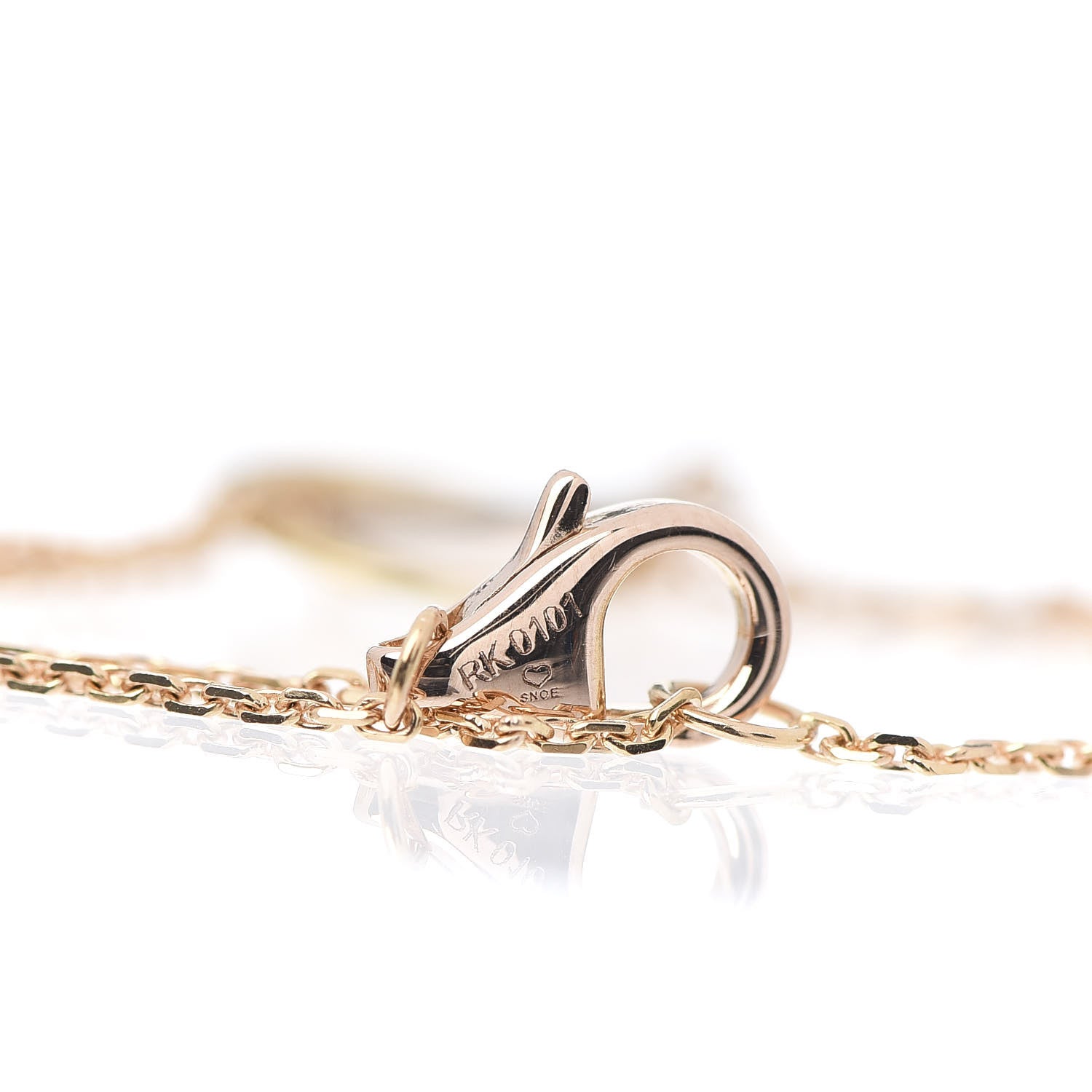 Cartier 18K Pink Yellow White Gold Trinity Bracelet 4 of 5