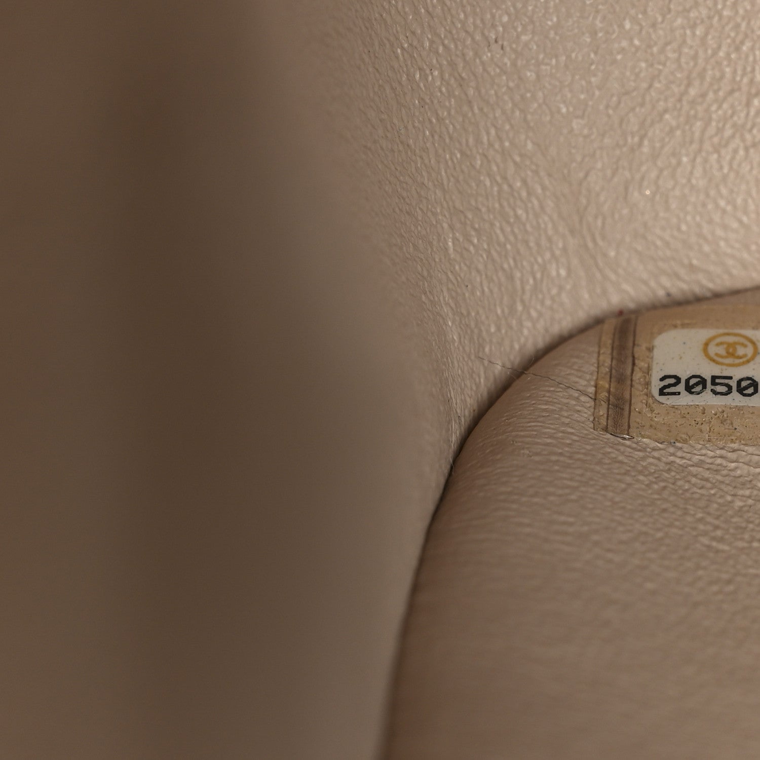 Chanel Iridescent Caviar Quilted Jumbo Double Flap Beige 7 of 10