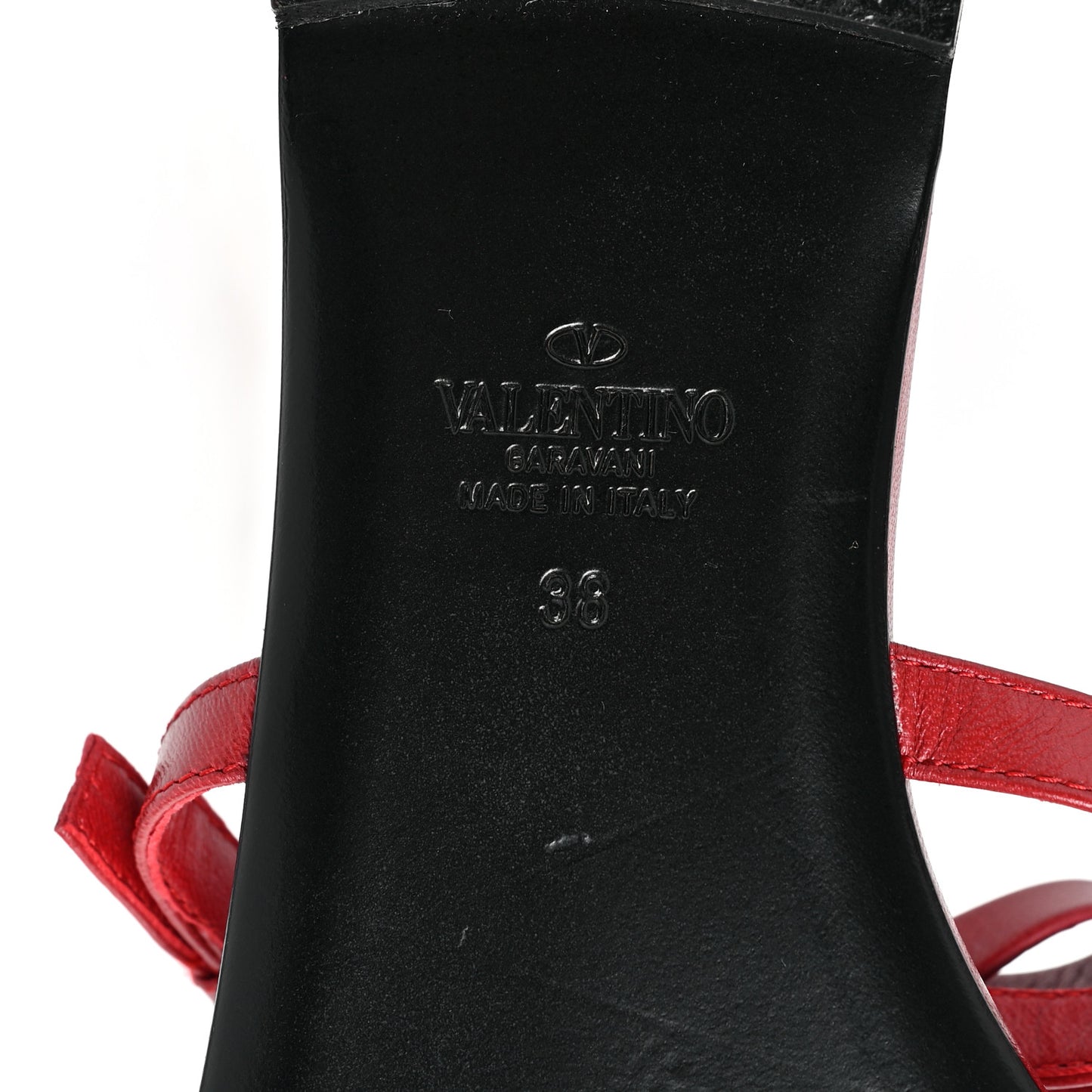 Nappa French Bow Sandals Rosso 38 Rosso Valentino