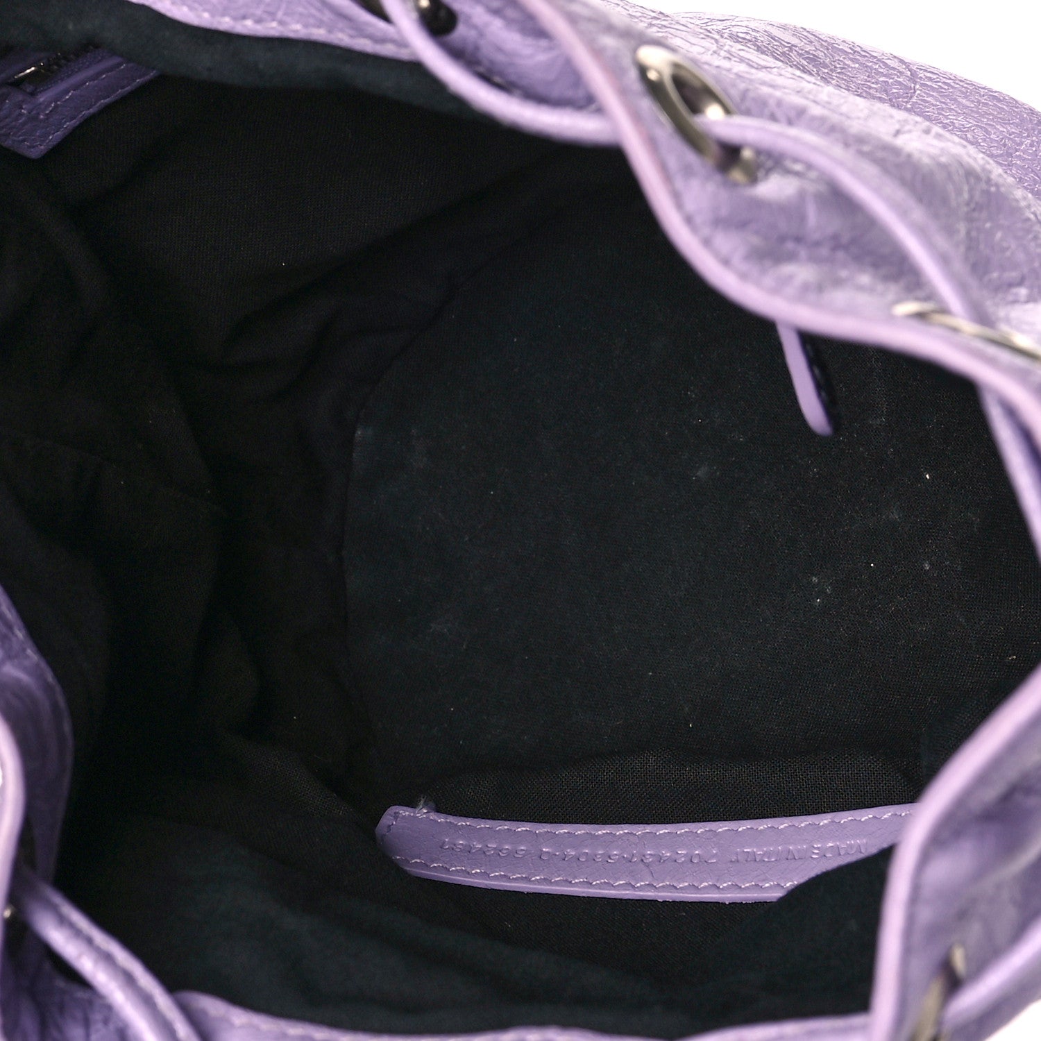 Balenciaga Agneau Arena Le Cagole Bucket Bag XS Lilac 5 of 11