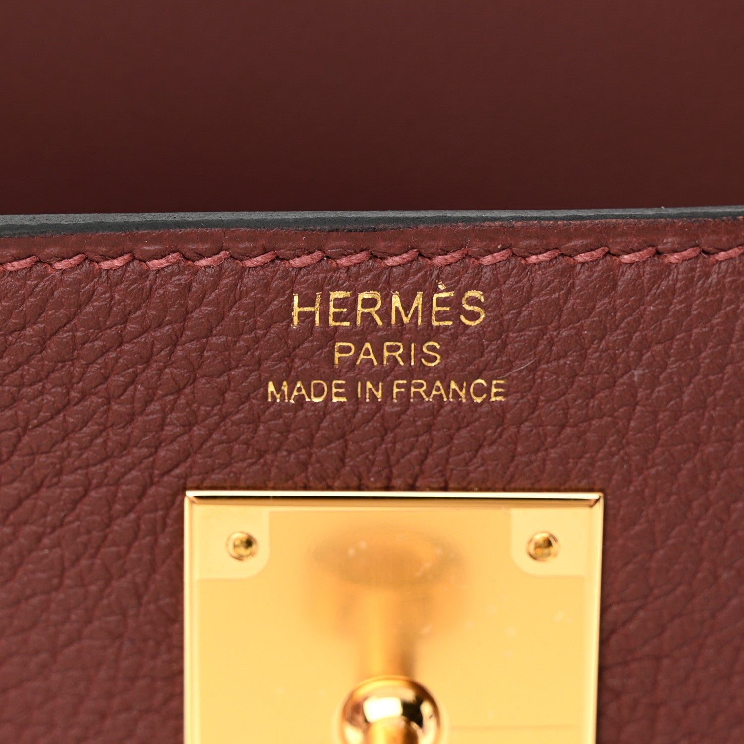 Hermes Togo Kelly Retourne 28 Rouge H 6 of 12