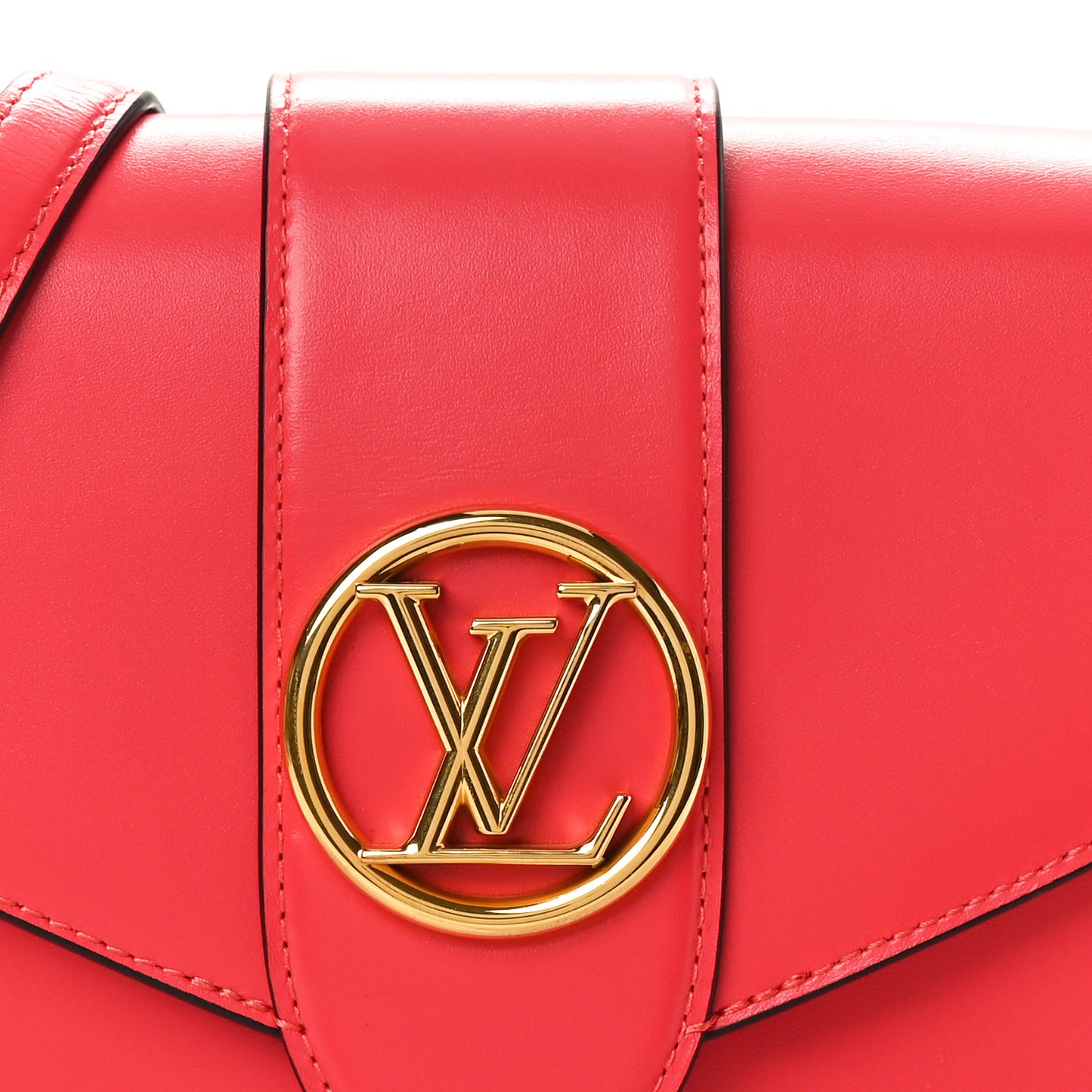 Smooth Calfskin LV Pont 9 Dahlia