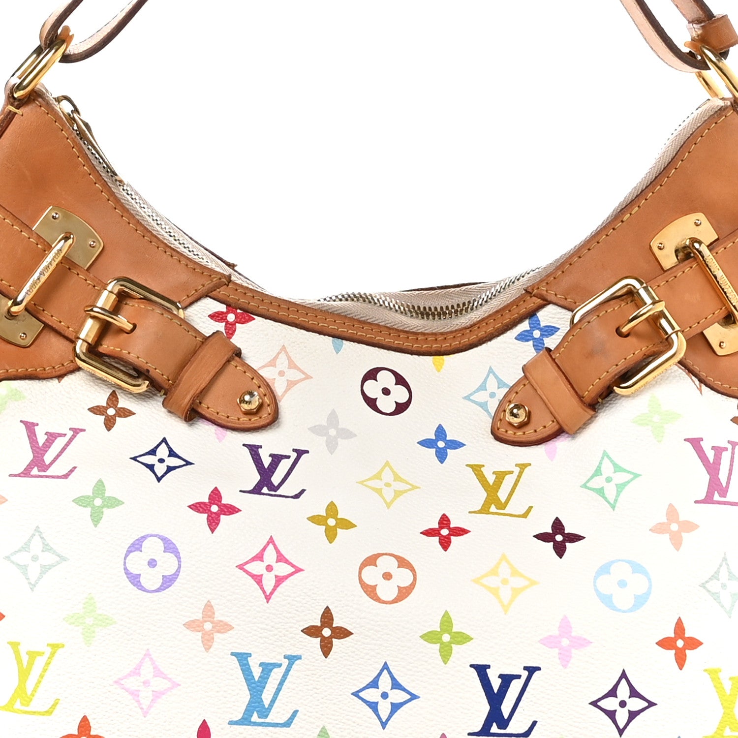 Louis Vuitton Monogram Multicolor Greta White 7 of 10