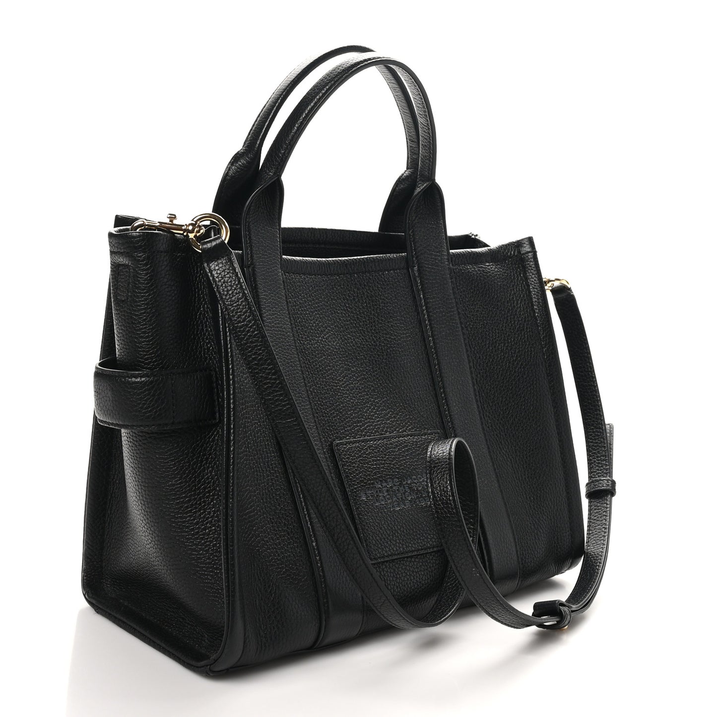 Grained Calfskin Medium The Tote Bag Black