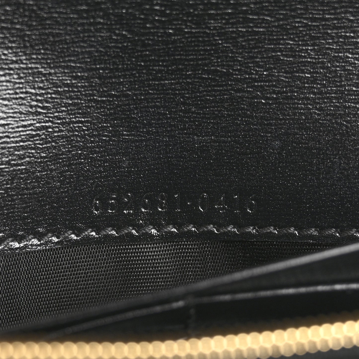 Calfskin Jackie 1961 Chain Wallet Black