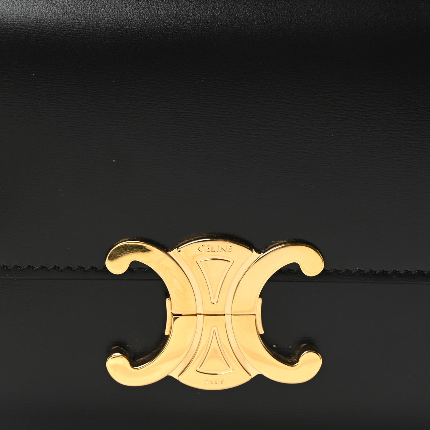 Shiny Calfskin Teen Triomphe Black