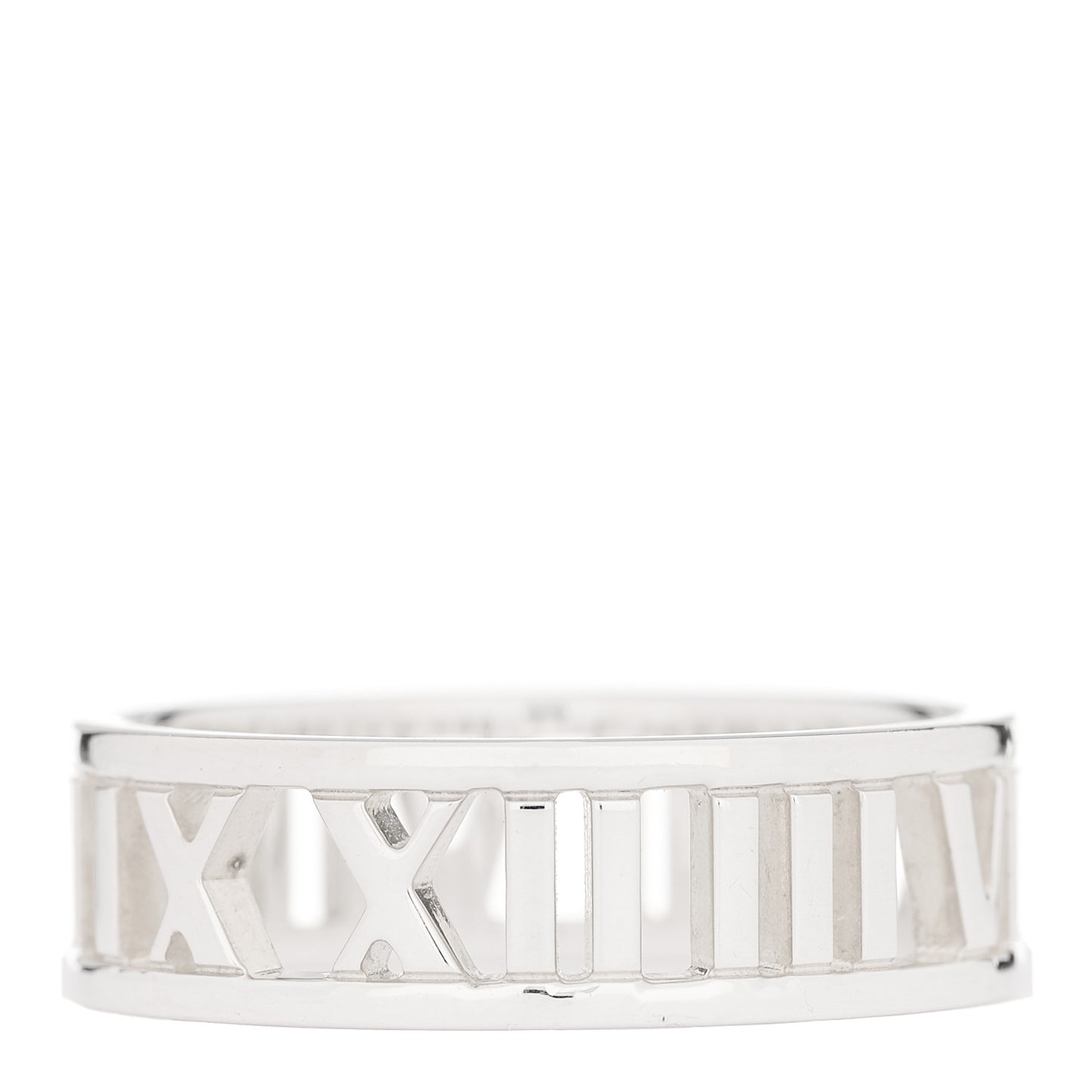 Sterling Silver Wide Atlas Open Ring 61 9.75