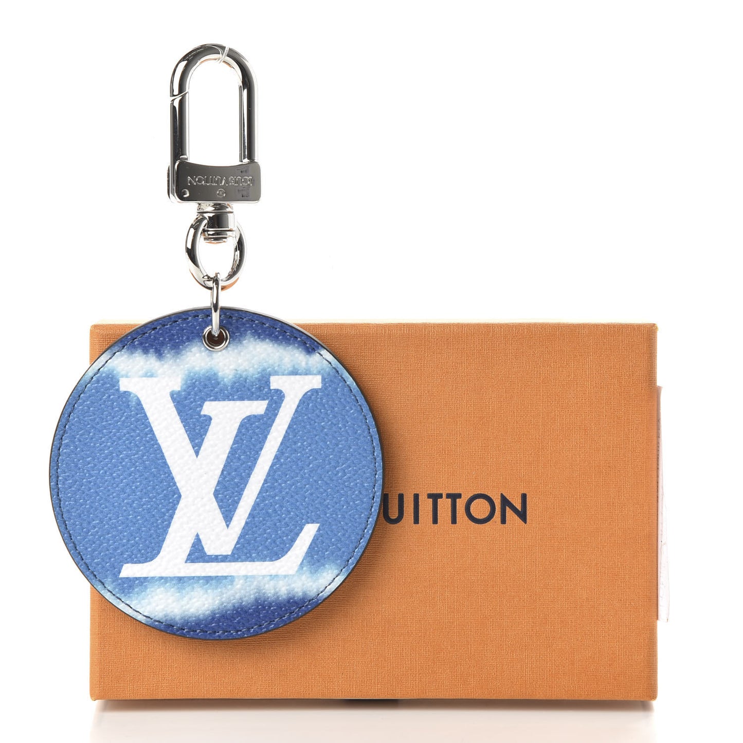 Monogram Escale Bag Charm Key Holder Blue