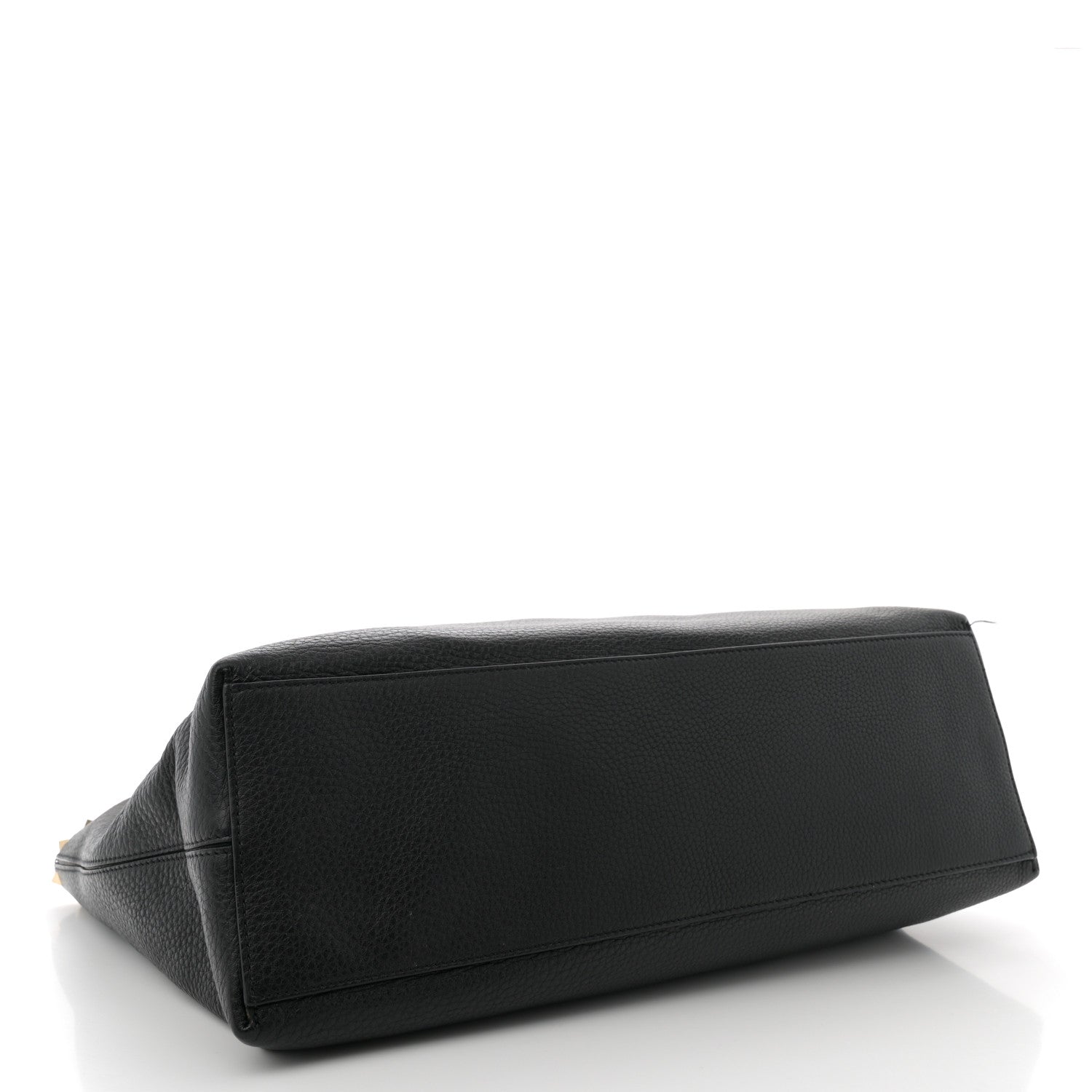 Valentino Garavani Grained Calfskin Rockstud Shoulder Tote Black 4 of 12