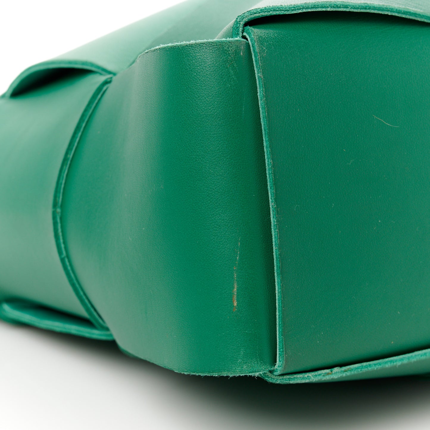 Nappa Maxi Intrecciato Large Arco Tote Green