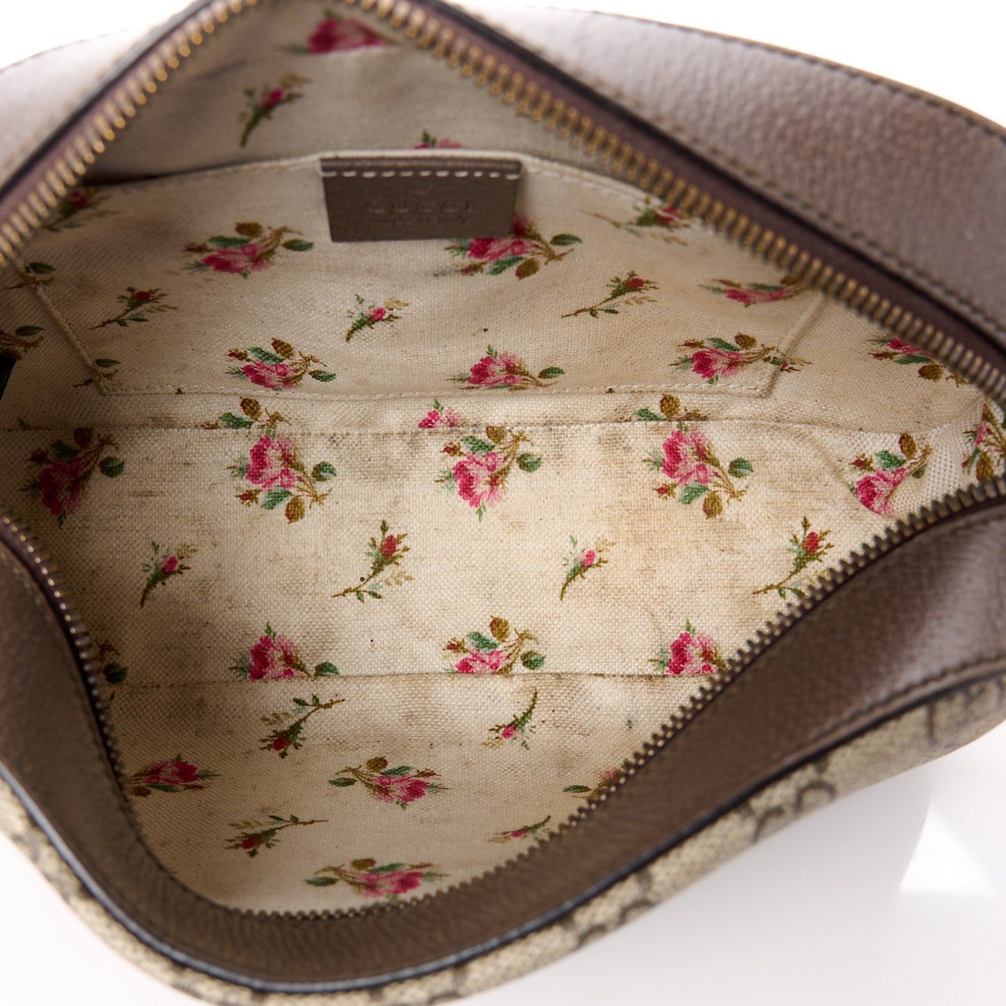 GG Supreme Monogram Web Neo Vintage Shoulder Bag Beige New Acero Crop