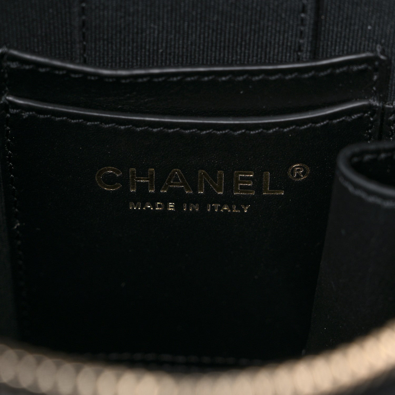 Chanel Lambskin Quilted Small Vanity Case Black 7 of 10
