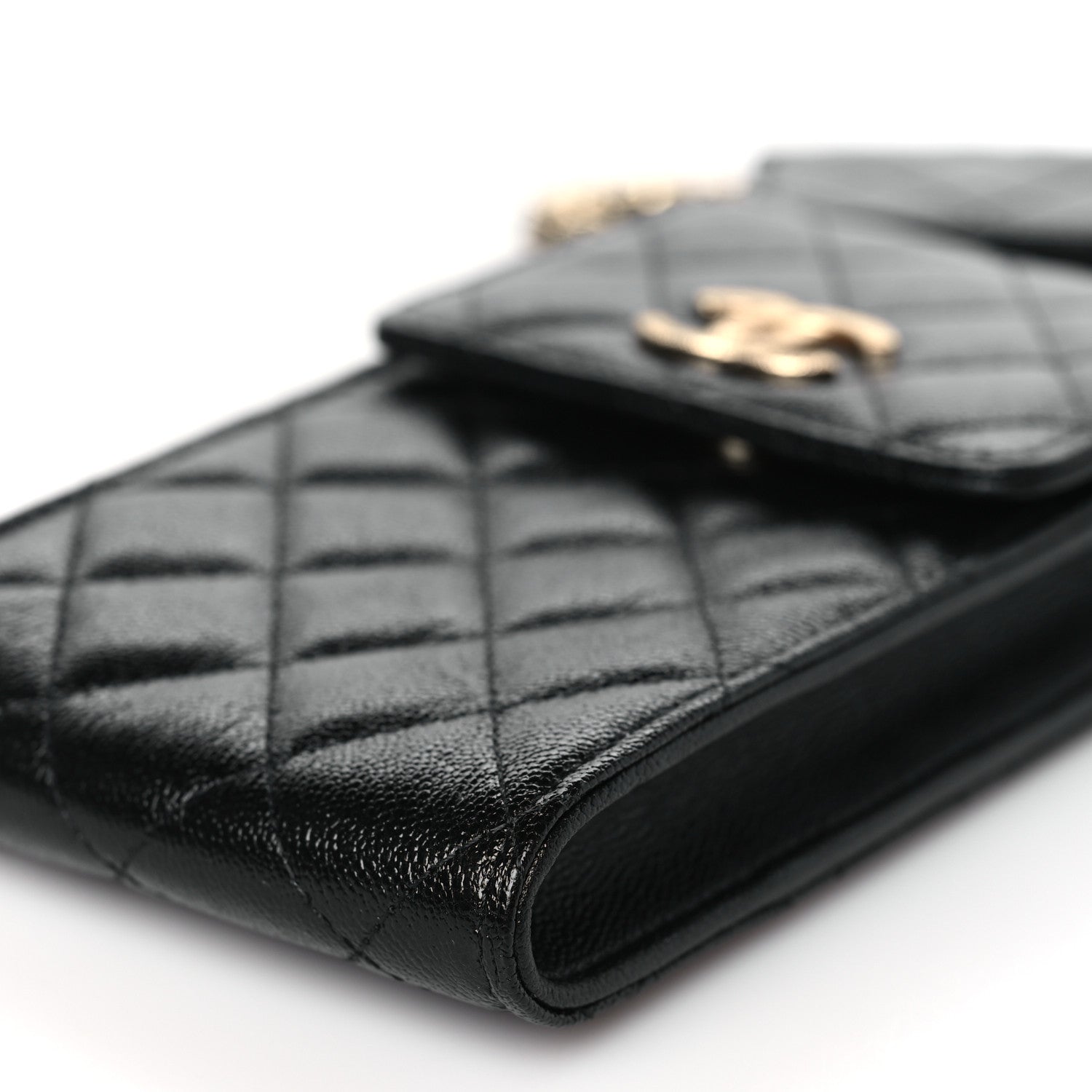 Chanel Caviar Quilted CC Airpods Pro and Phone Case With Chain Black 11 of 11