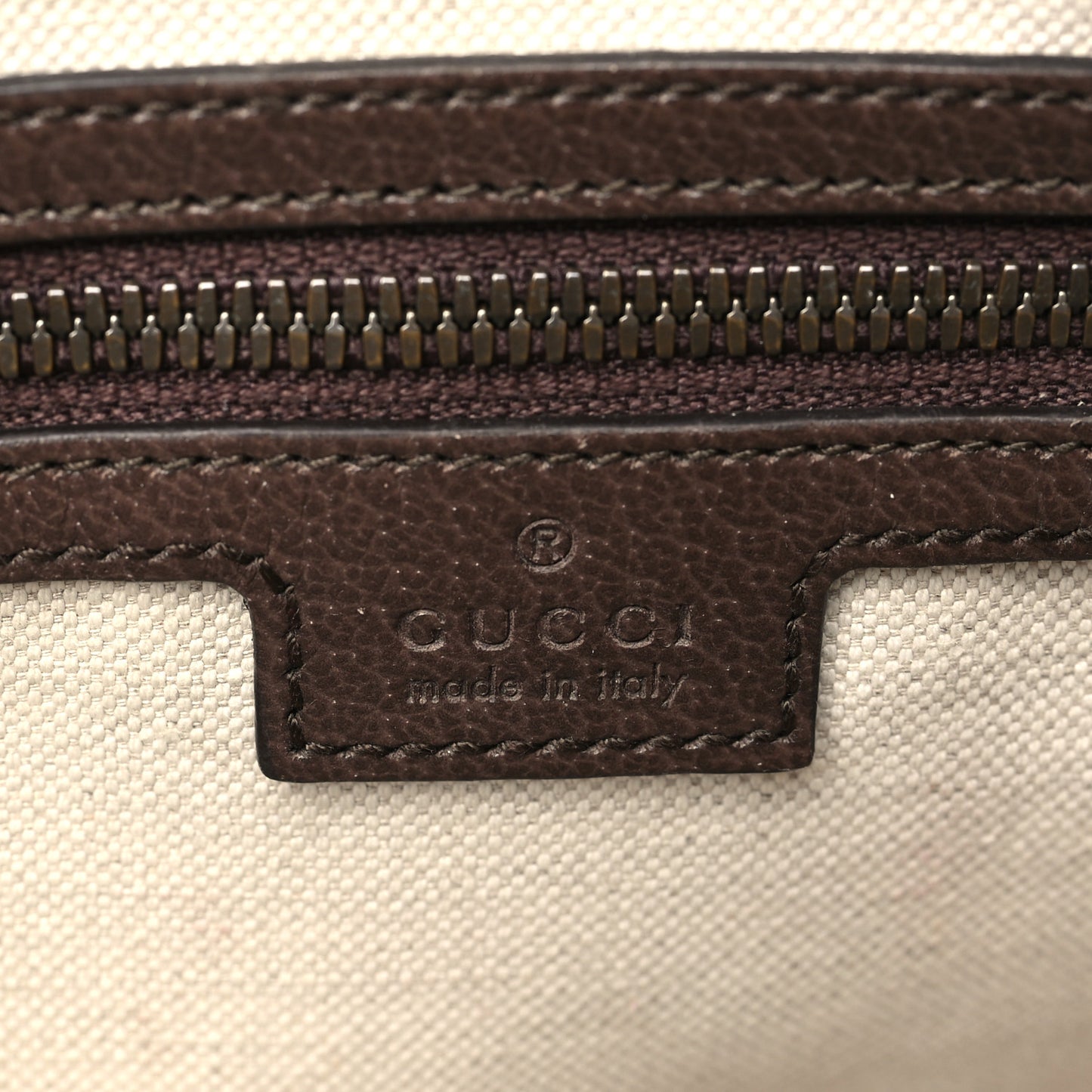 GG Supreme Monogram Web Small Ophidia Messenger Bag Brown