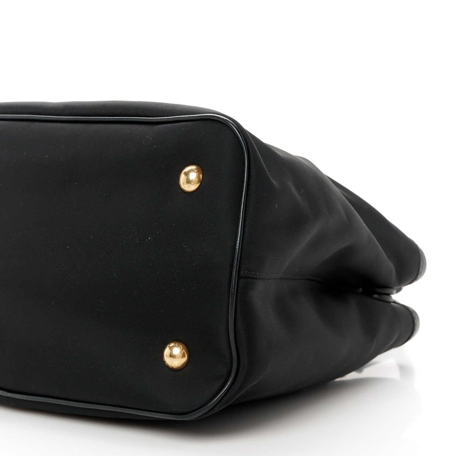 Prada Tessuto Nylon Soft Calf Small Tote Black 12 of 12