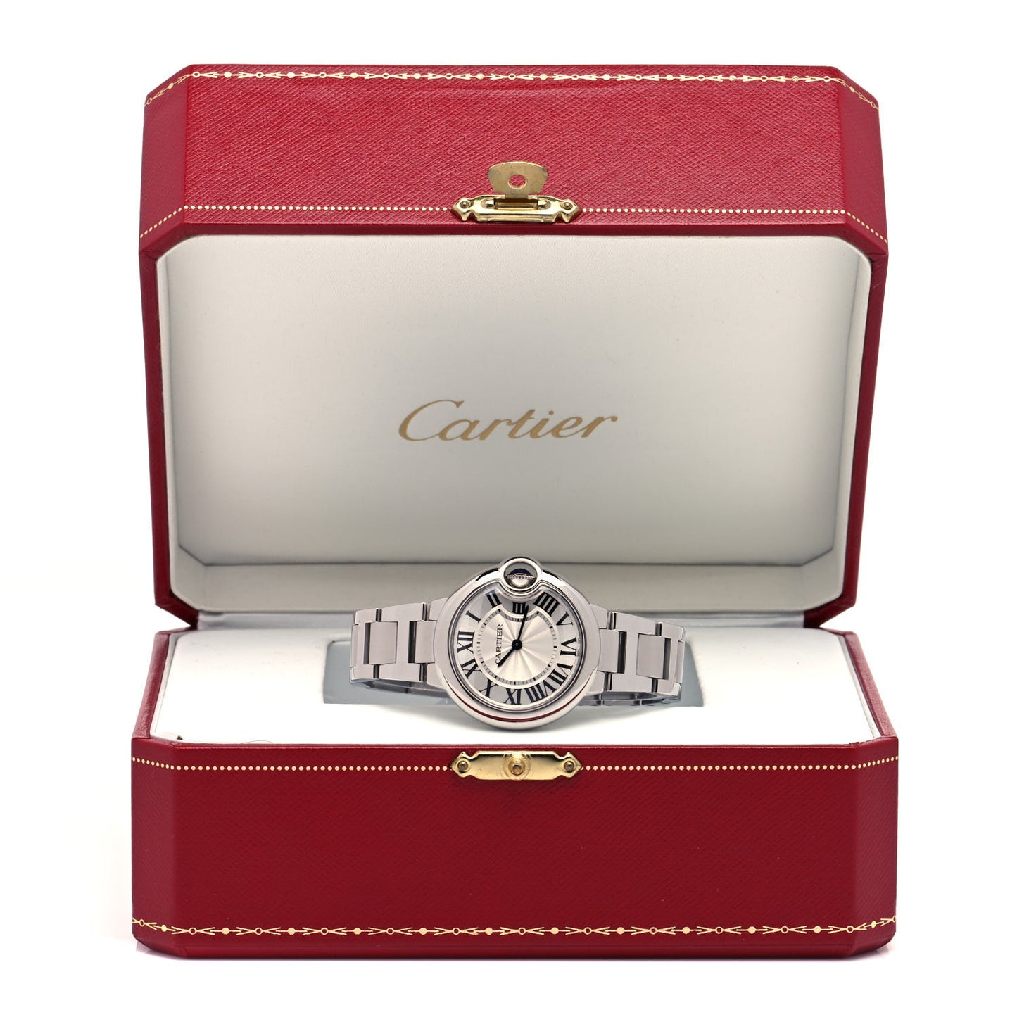 Stainless Steel 33mm Ballon Bleu De Cartier Automatic Watch