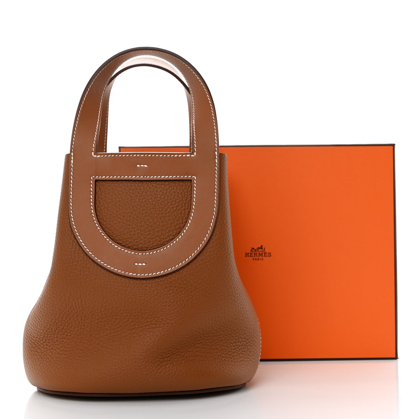 Taurillon Clemence Swift In-The-Loop 18 Bag Gold