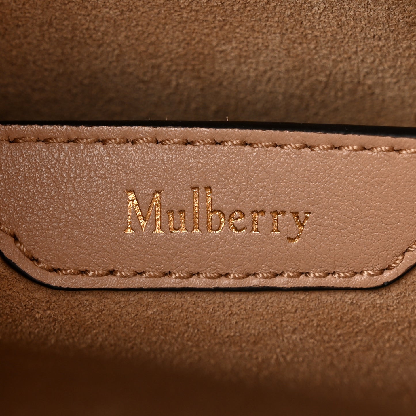 Micro Classic Grain Calfskin Small Bayswater Zip Tote Maple