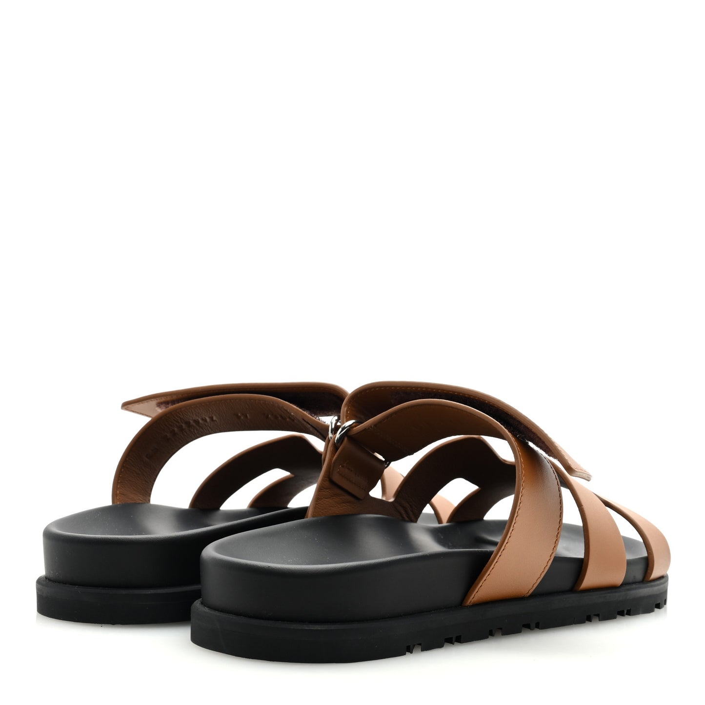 Calfskin Womens Chypre Sandals 37 Naturel