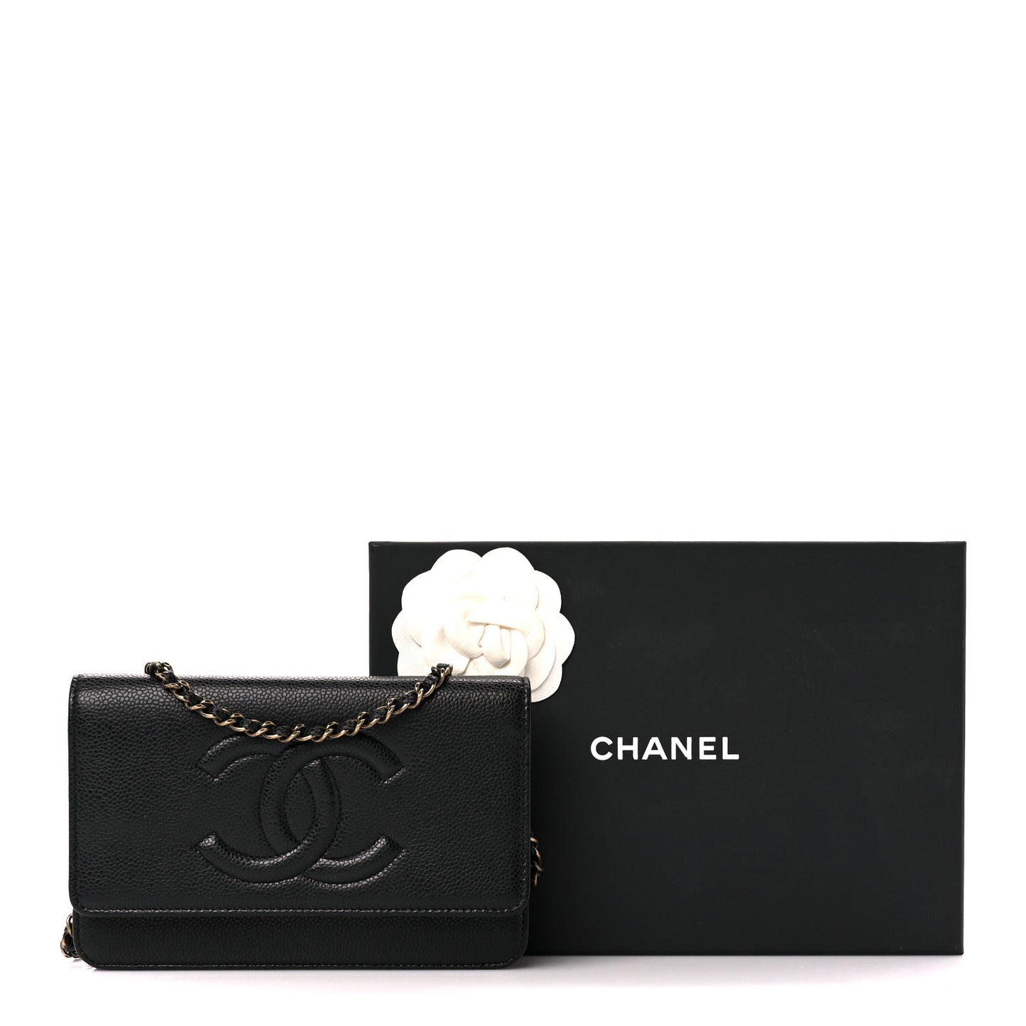 Caviar Timeless CC Wallet on Chain WOC Black