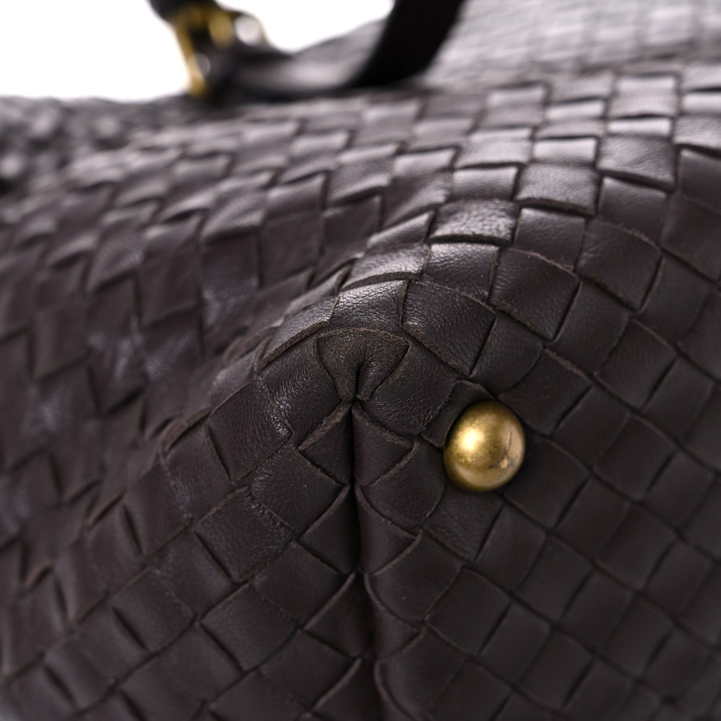 Nappa Intrecciato Montaigne Bag Ebano