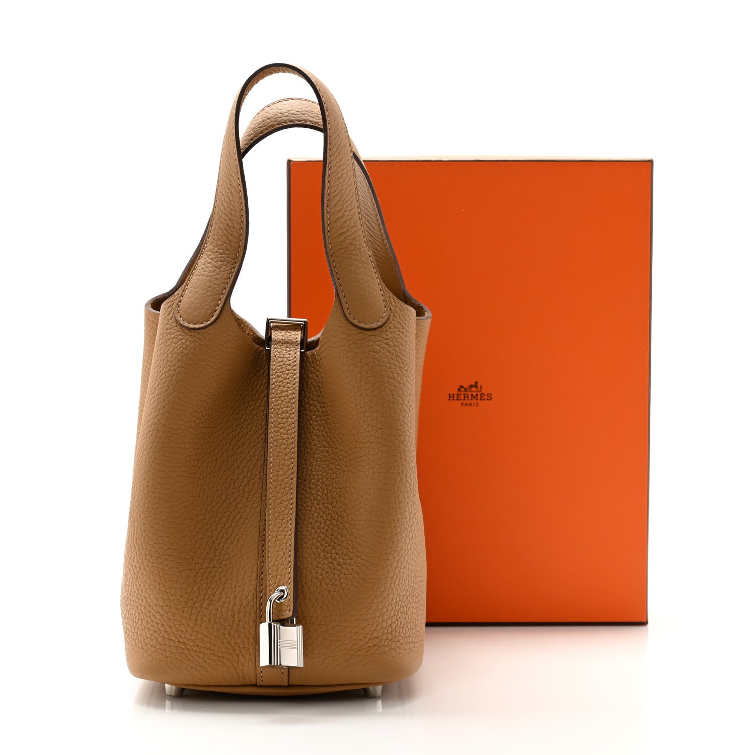 Hermes Taurillon Clemence Picotin Lock 18 PM Biscuit 11 of 11